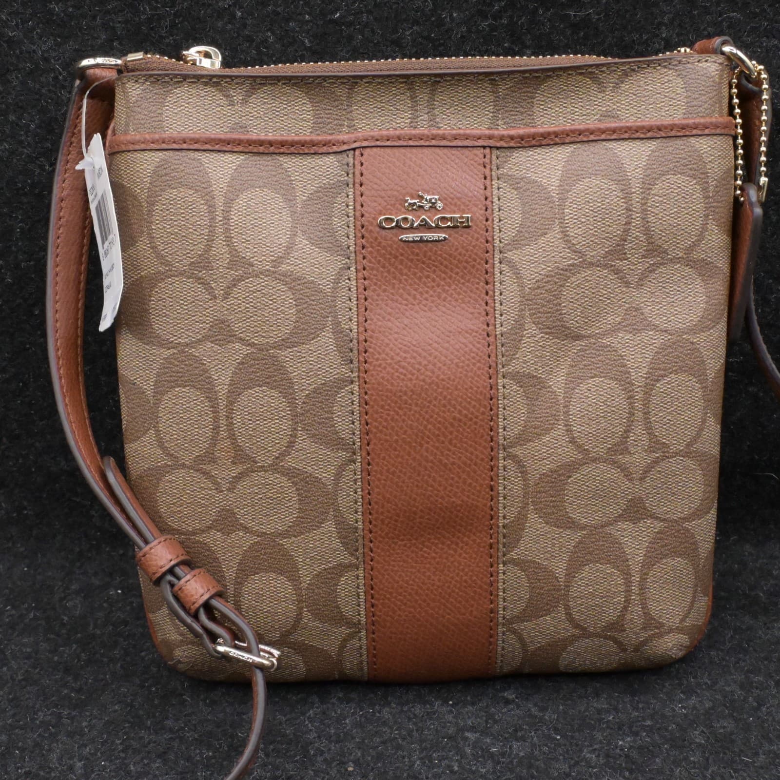 COACH Signature Shoulder Bag Crossbody Sling F52856 - Thumbnail 2