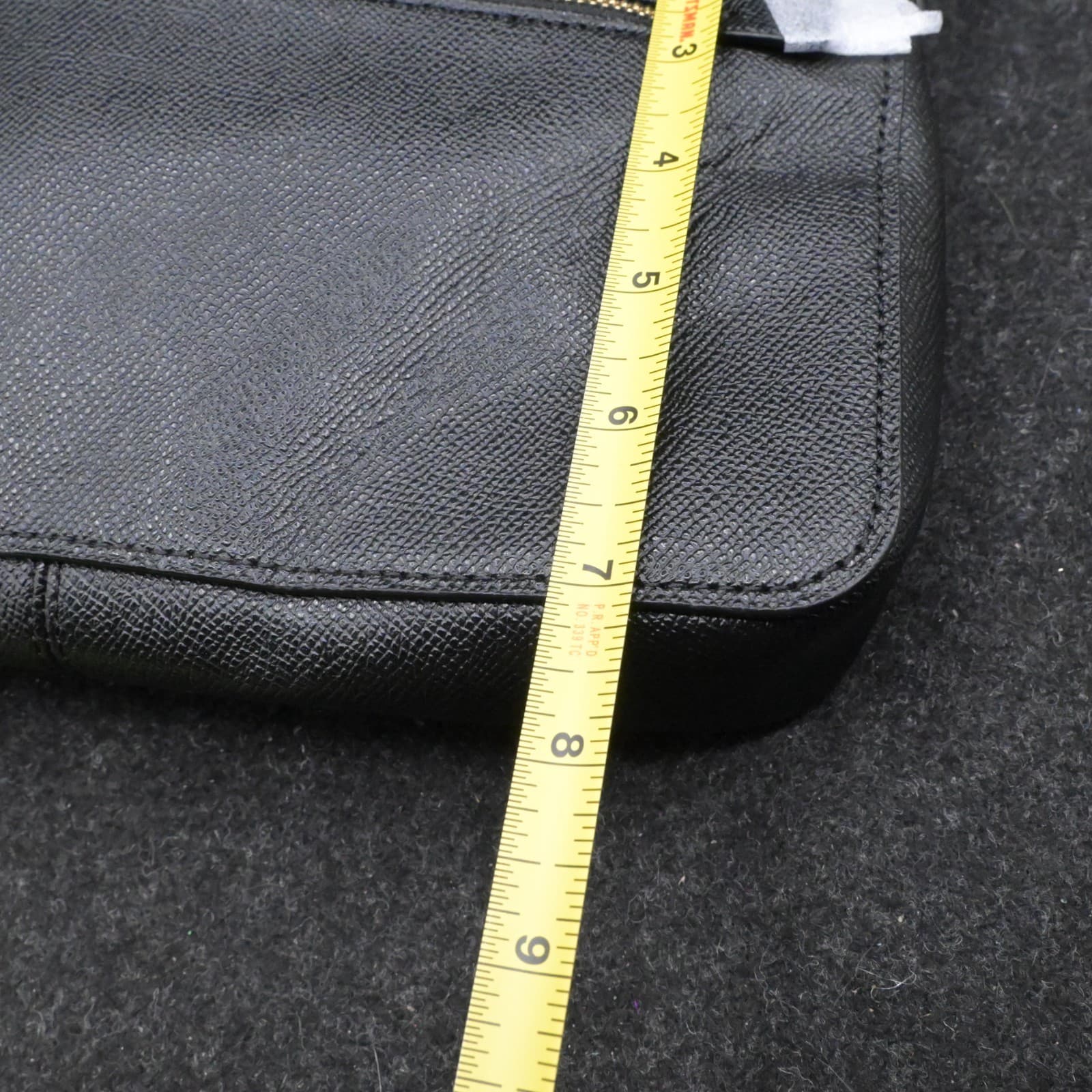 COACH 91148 Crossgrain Leather Gallery File Bag Crossbody Black - Thumbnail 11