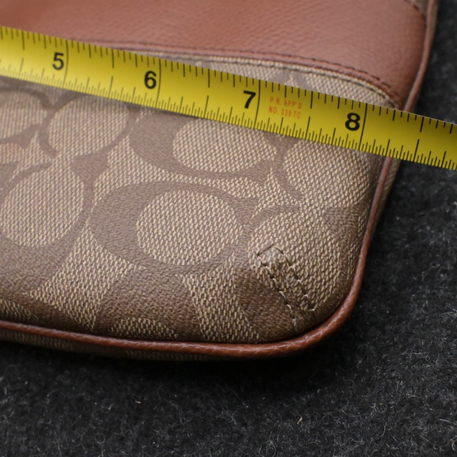 COACH Signature Shoulder Bag Crossbody Sling F52856 - Thumbnail 11