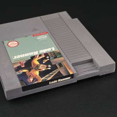 Lode Runner NES Nintendo 5-Screw variant AUTHENTIC TESTED WORKS - Thumbnail 4