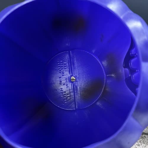Vintage GENERAL FOAM PLASTICS Purple Halloween Pumpkin Blow Mold Candy Bucket - Thumbnail 8