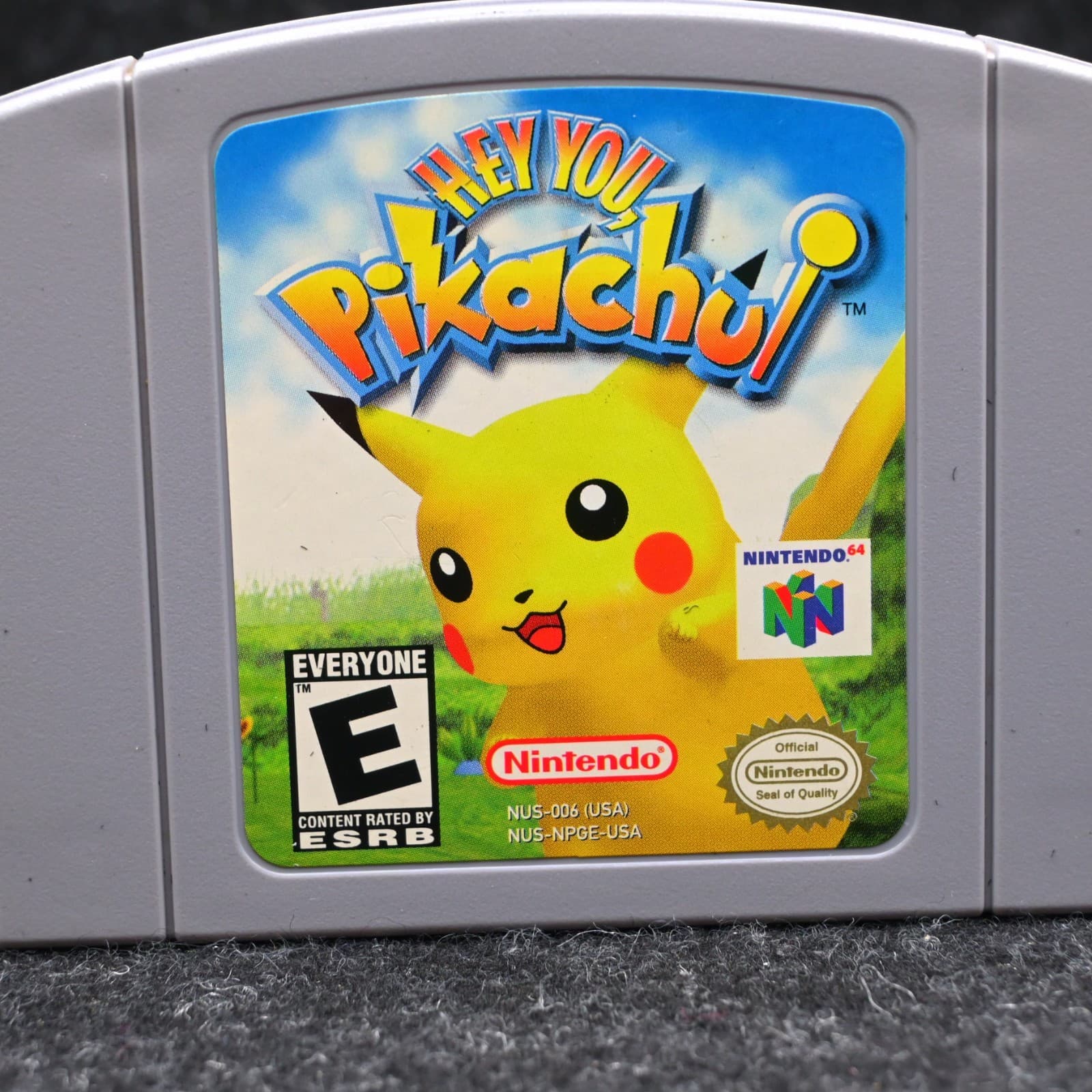 Hey You Pikachu Nintendo 64, 2000 N64 Game Cartridge Only - Thumbnail 2