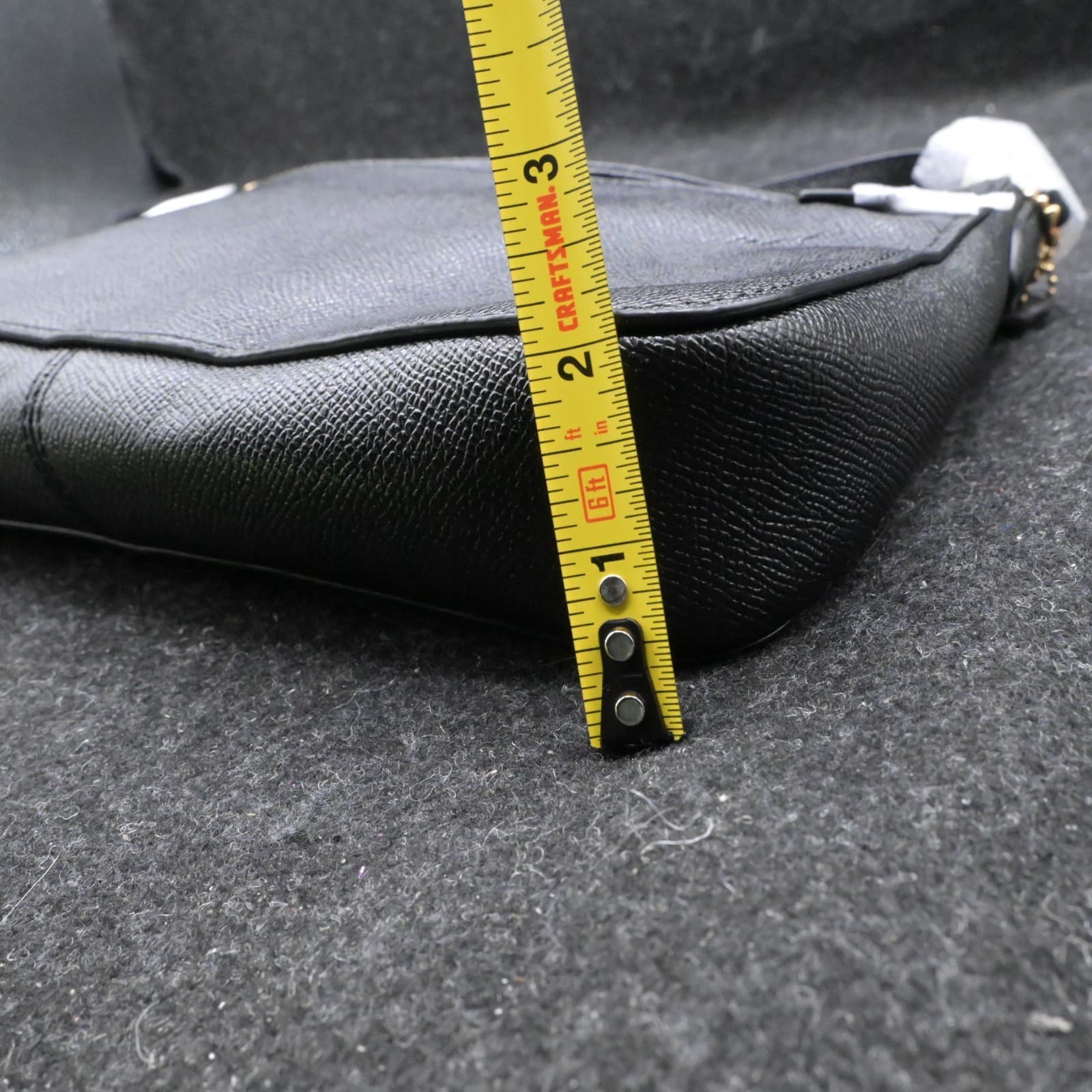COACH 91148 Crossgrain Leather Gallery File Bag Crossbody Black - Thumbnail 12