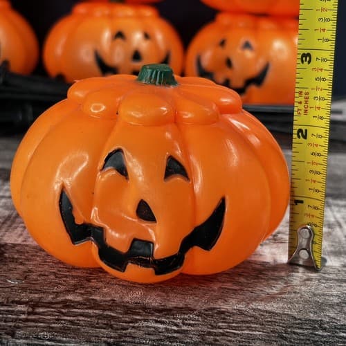 Vtg 90s OTC Jack-O-Lites Pumpkin Blow Mold Path Light Lamplight Farms Halloween - Thumbnail 6