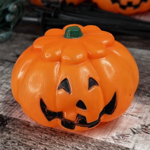 Vtg 90s OTC Jack-O-Lites Pumpkin Blow Mold Path Light Lamplight Farms Halloween - Thumbnail 8
