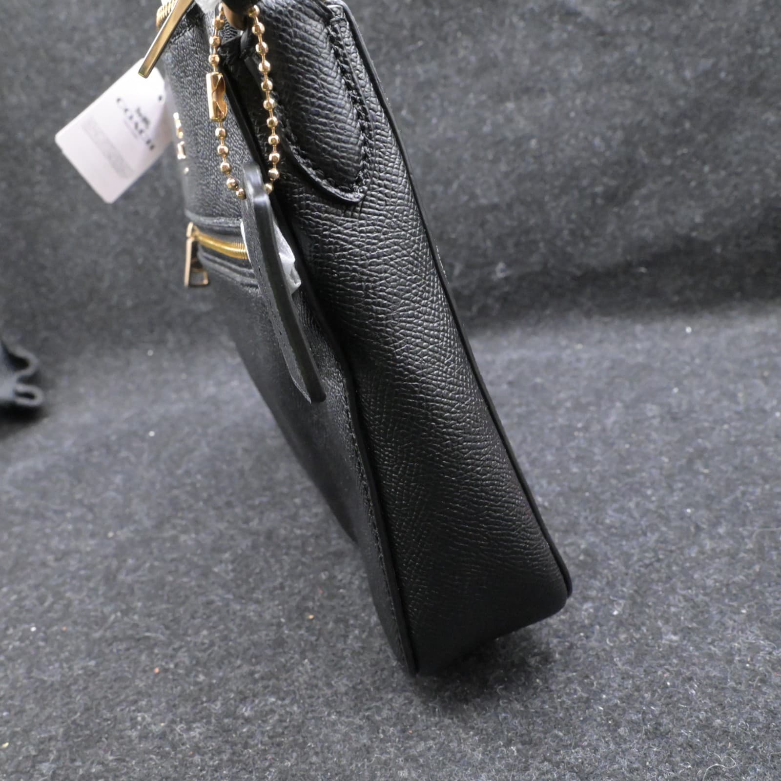 COACH 91148 Crossgrain Leather Gallery File Bag Crossbody Black - Thumbnail 7