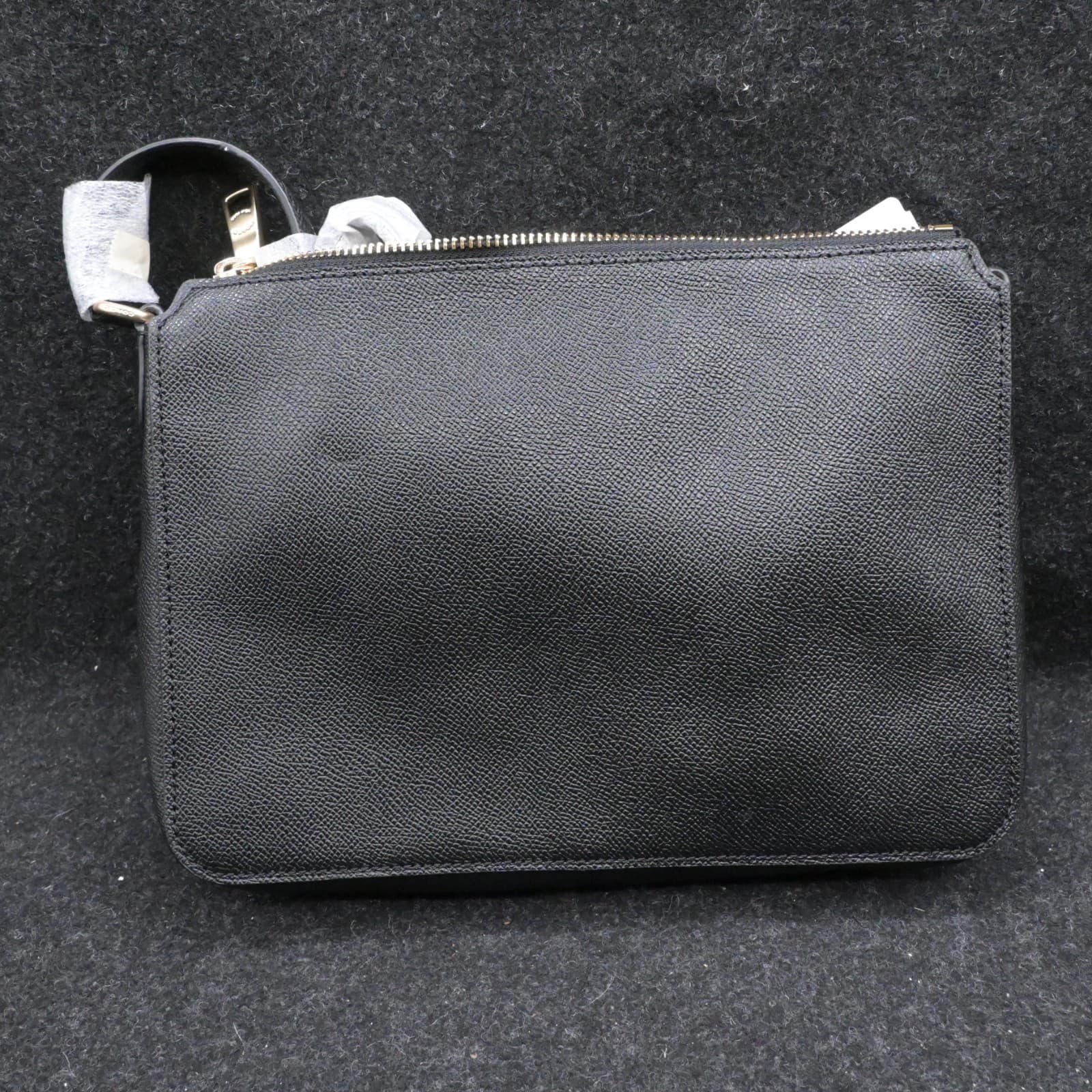 COACH 91148 Crossgrain Leather Gallery File Bag Crossbody Black - Thumbnail 6
