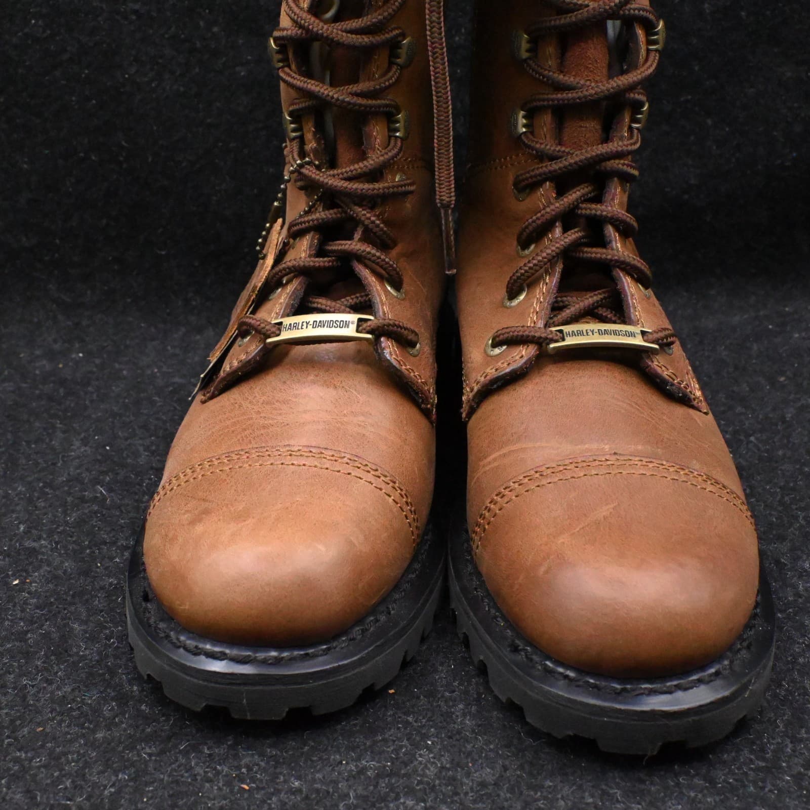 Harley-Davidson Women's Beechwood 15" Motorcycle Boots Brown D83857 Size 7M - Thumbnail 5