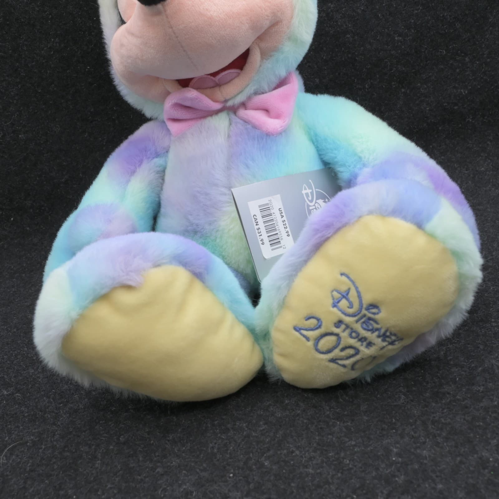 CUDDLY MICKEY MOUSE PLUSH EASTER BUNNY DISNEY STORE 2020 LOGO ON FOOT - Thumbnail 3