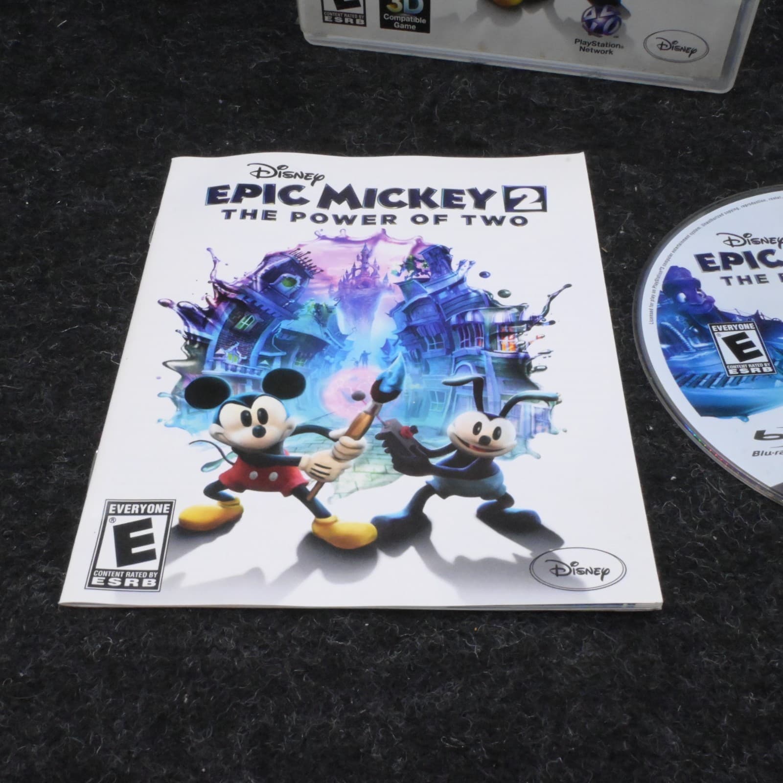 Disney Epic Mickey 2: The Power of Two PS3 Video Game PlayStation 3 CIB - Thumbnail 2