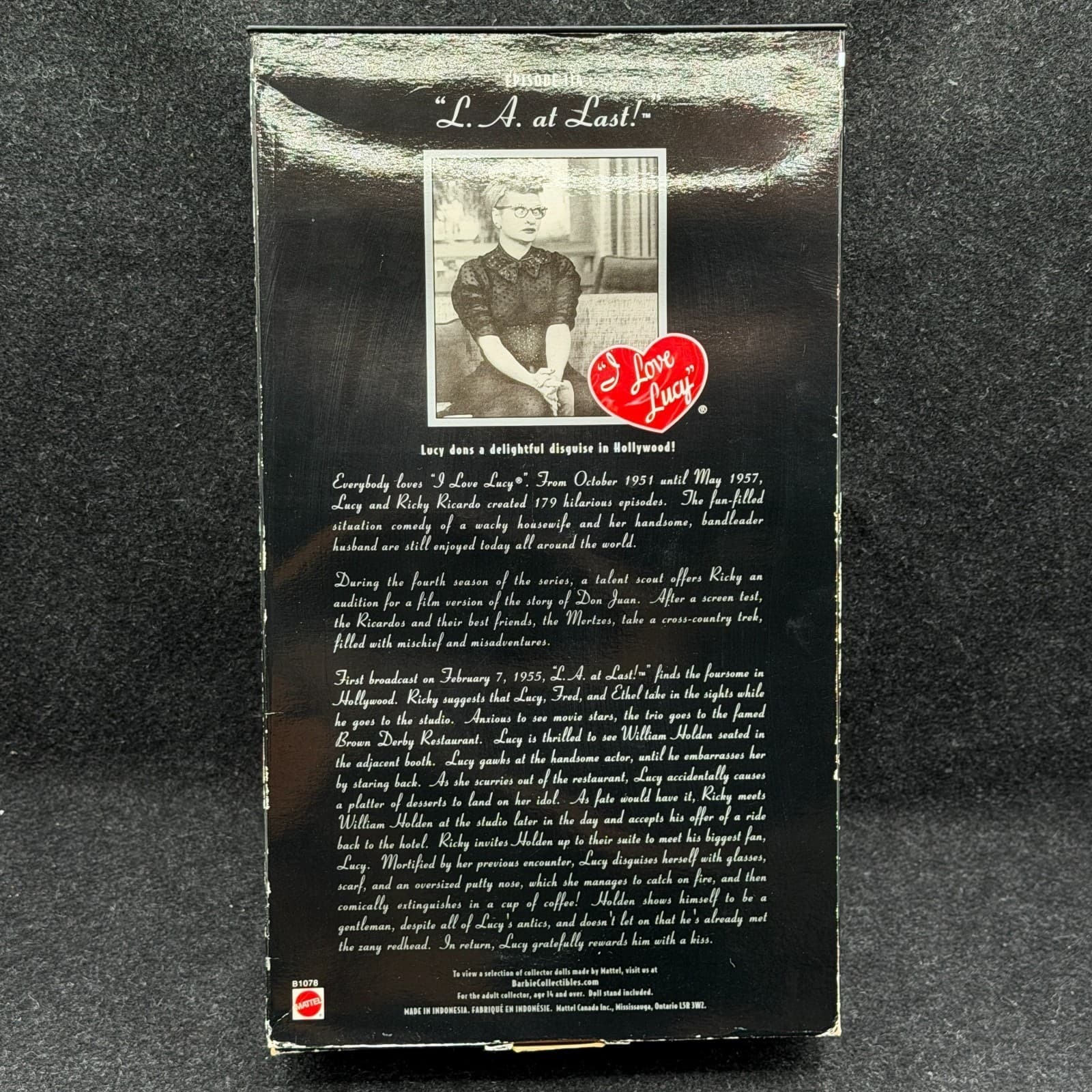 Mattel "I Love Lucy" L.A. At Last Episode 114 Lucille Ball 2002 Collector's Doll - Thumbnail 11