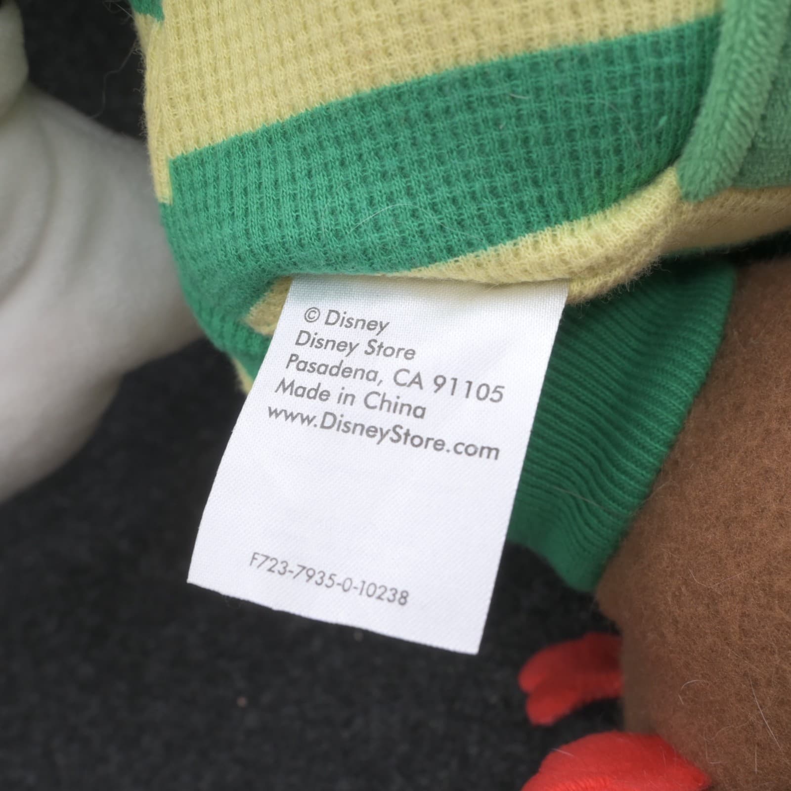Disney Store Mickey Mouse Plush 18" Christmas Green Pajamas Reindeer Slippers NW - Thumbnail 9