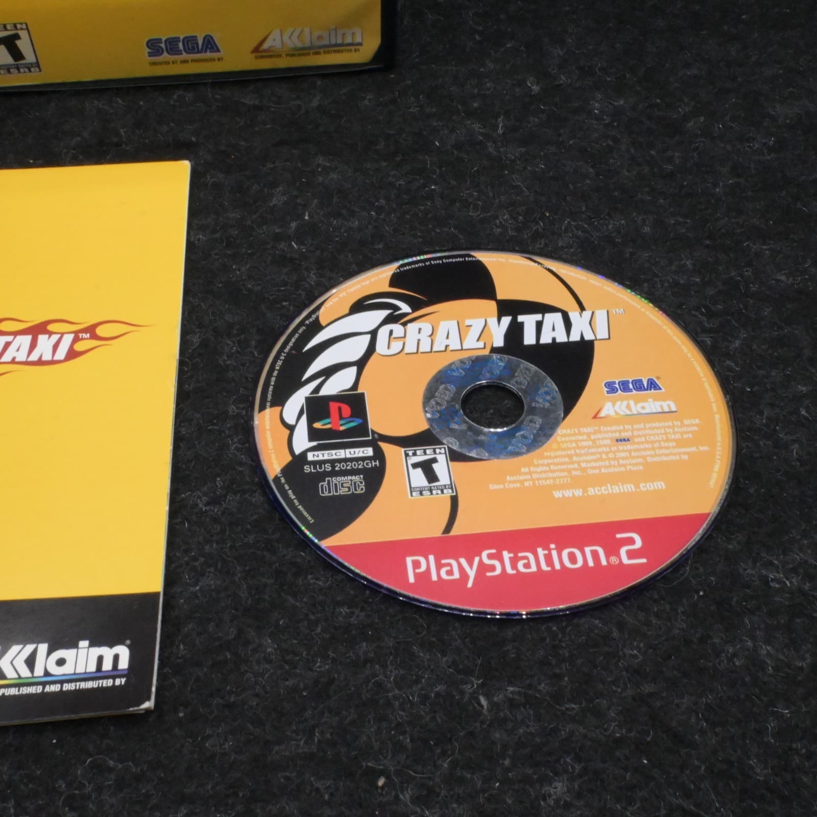 Crazy Taxi PS2 PlayStation 2 Complete w/ Manual CIB Tested - Thumbnail 3
