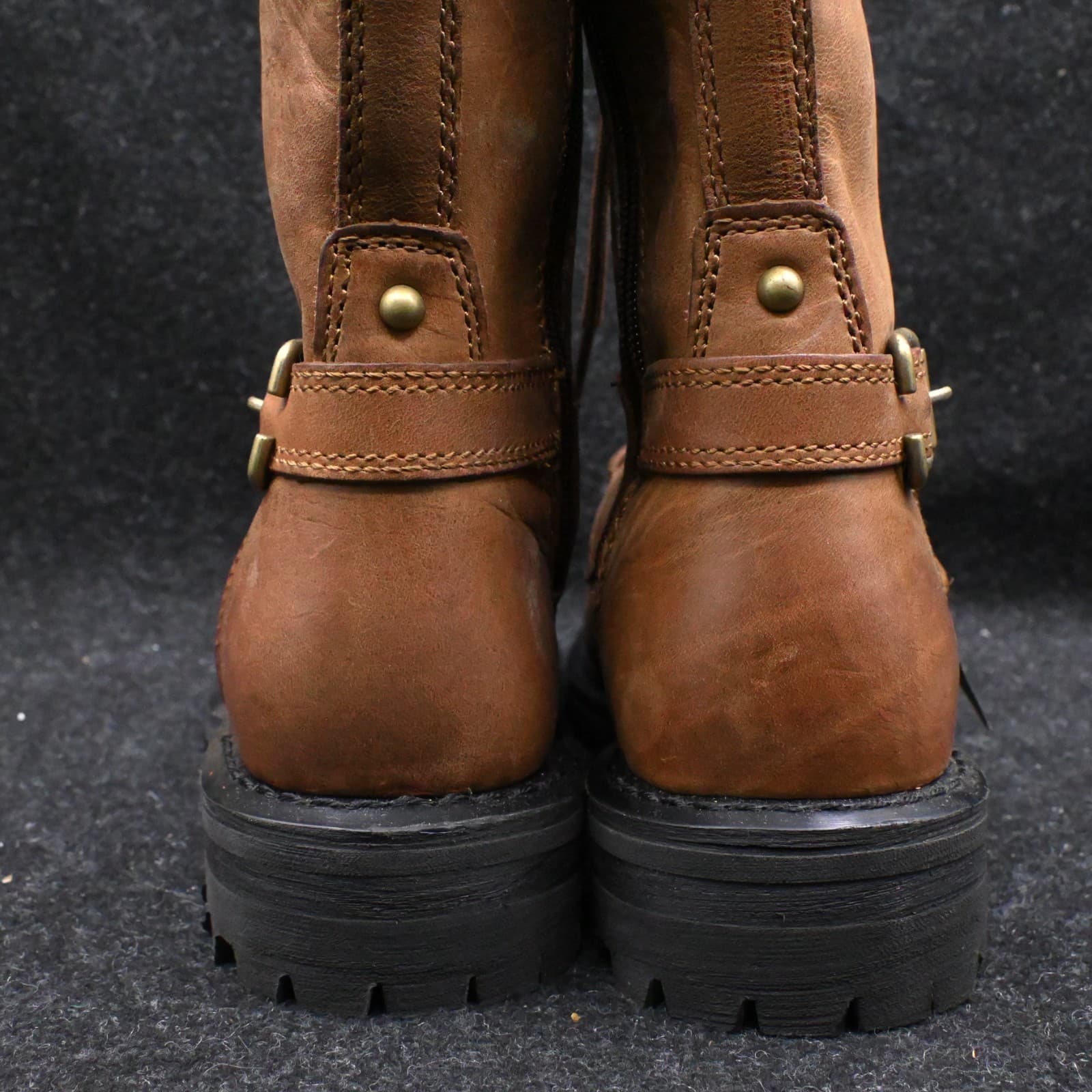 Harley-Davidson Women's Beechwood 15" Motorcycle Boots Brown D83857 Size 7M - Thumbnail 11