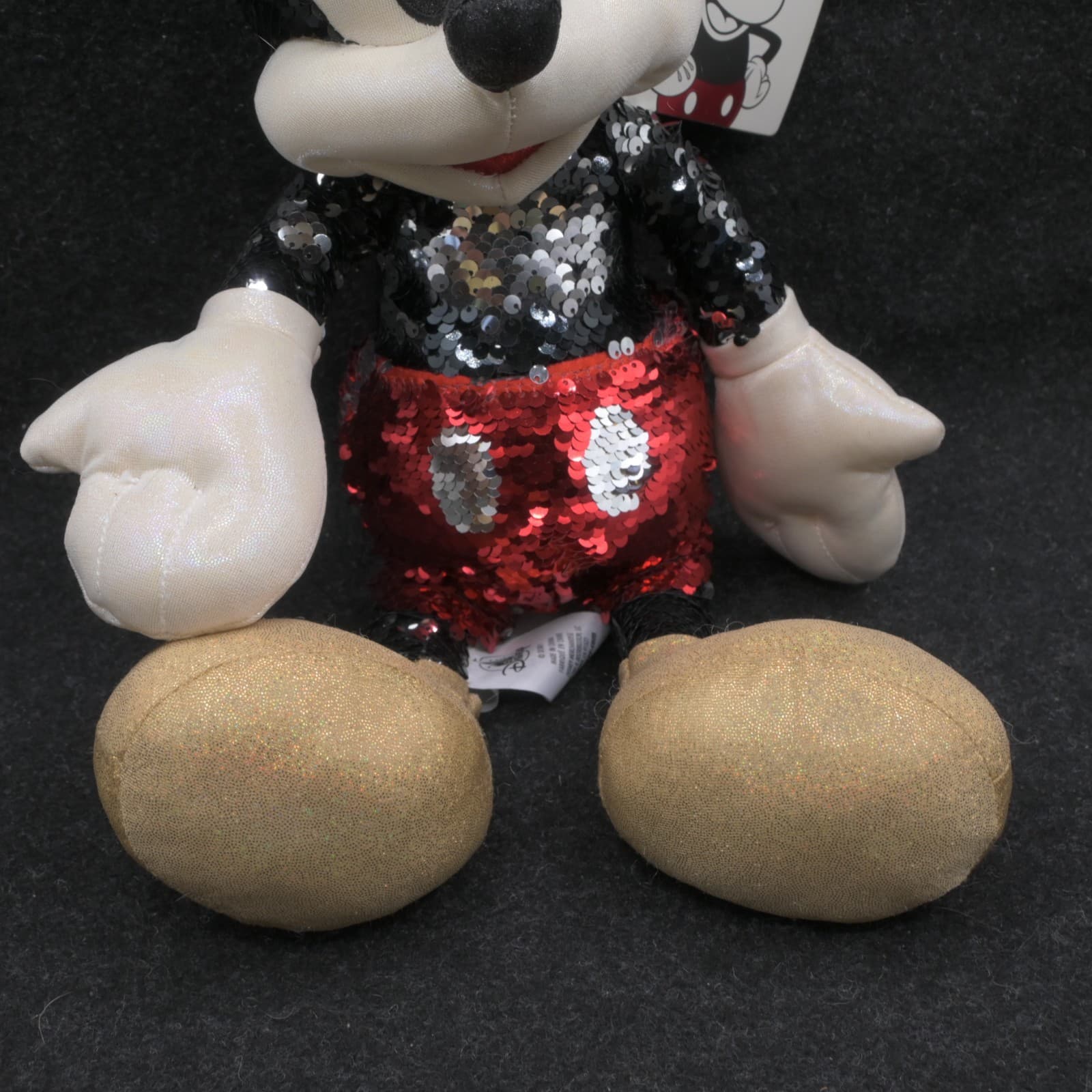 Mickey Mouse Reversible Sequin Plush – Small – 15'' – Special Edition. BRAND NEW - Thumbnail 4