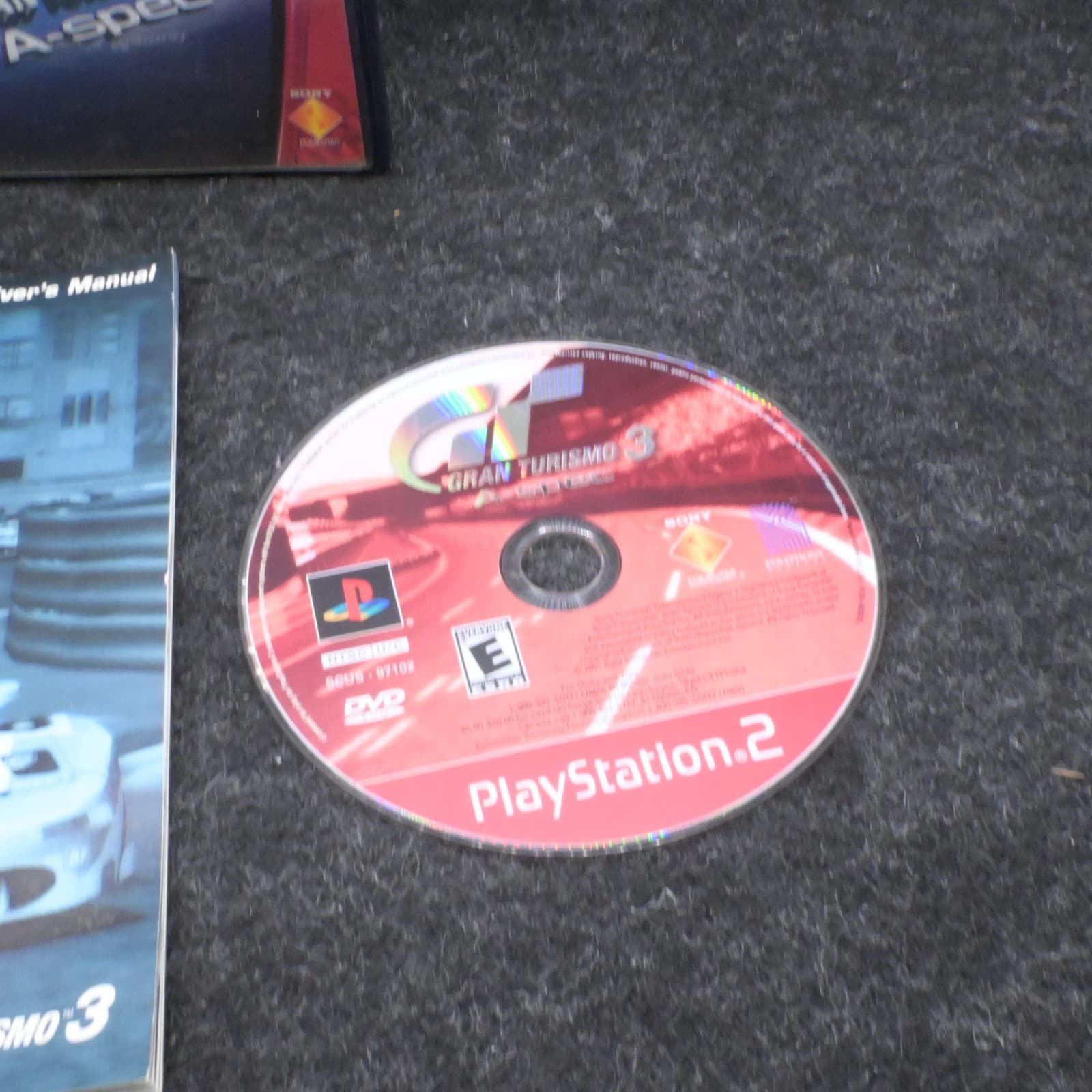 Gran Turismo 3 A-spec for Sony PS2 CIB w/MANUAL red Label - Thumbnail 3