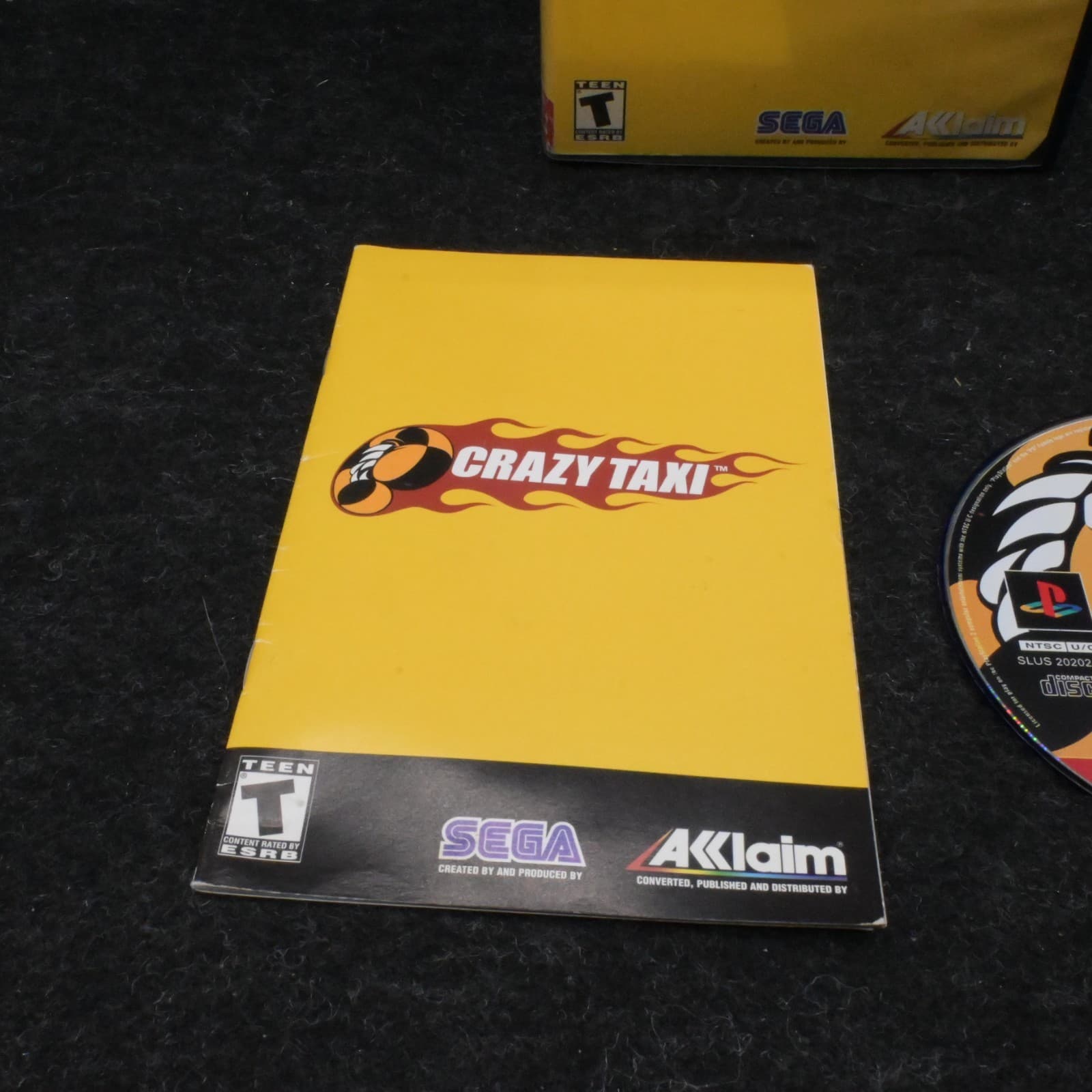 Crazy Taxi PS2 PlayStation 2 Complete w/ Manual CIB Tested - Thumbnail 2