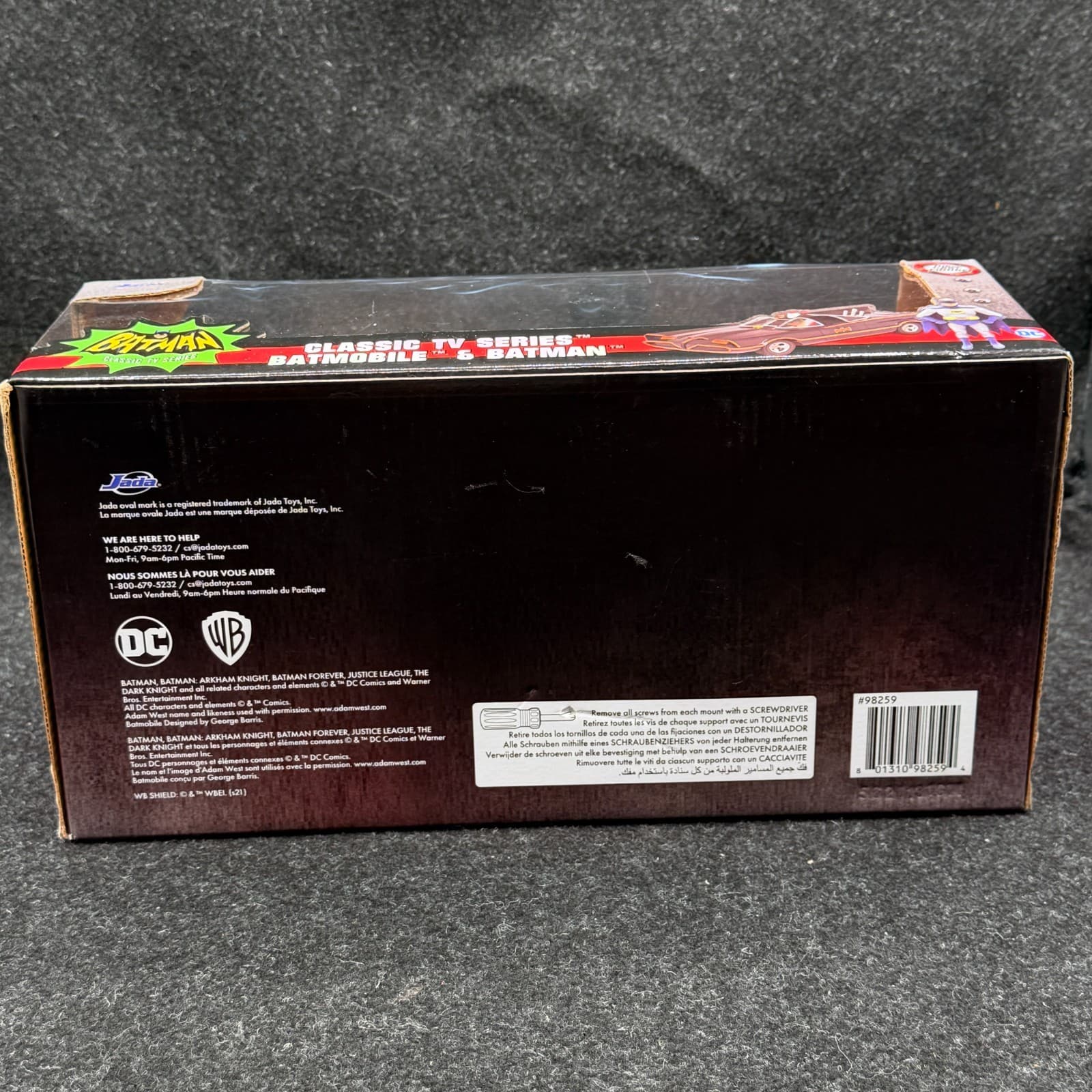 Jada Batman Classic TV Series Batmobile and Batman 1/24 (H) - Thumbnail 8