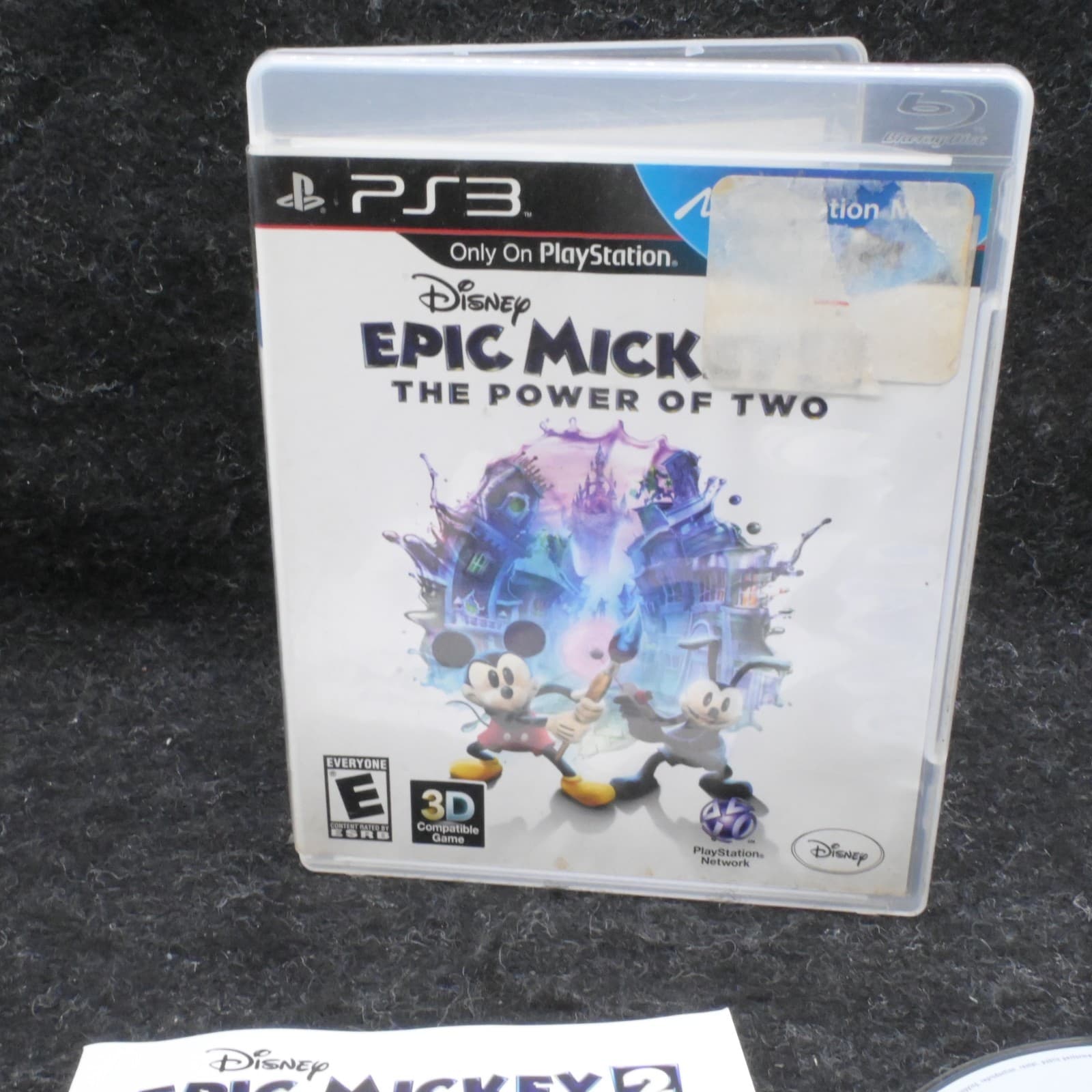 Disney Epic Mickey 2: The Power of Two PS3 Video Game PlayStation 3 CIB - Thumbnail 3