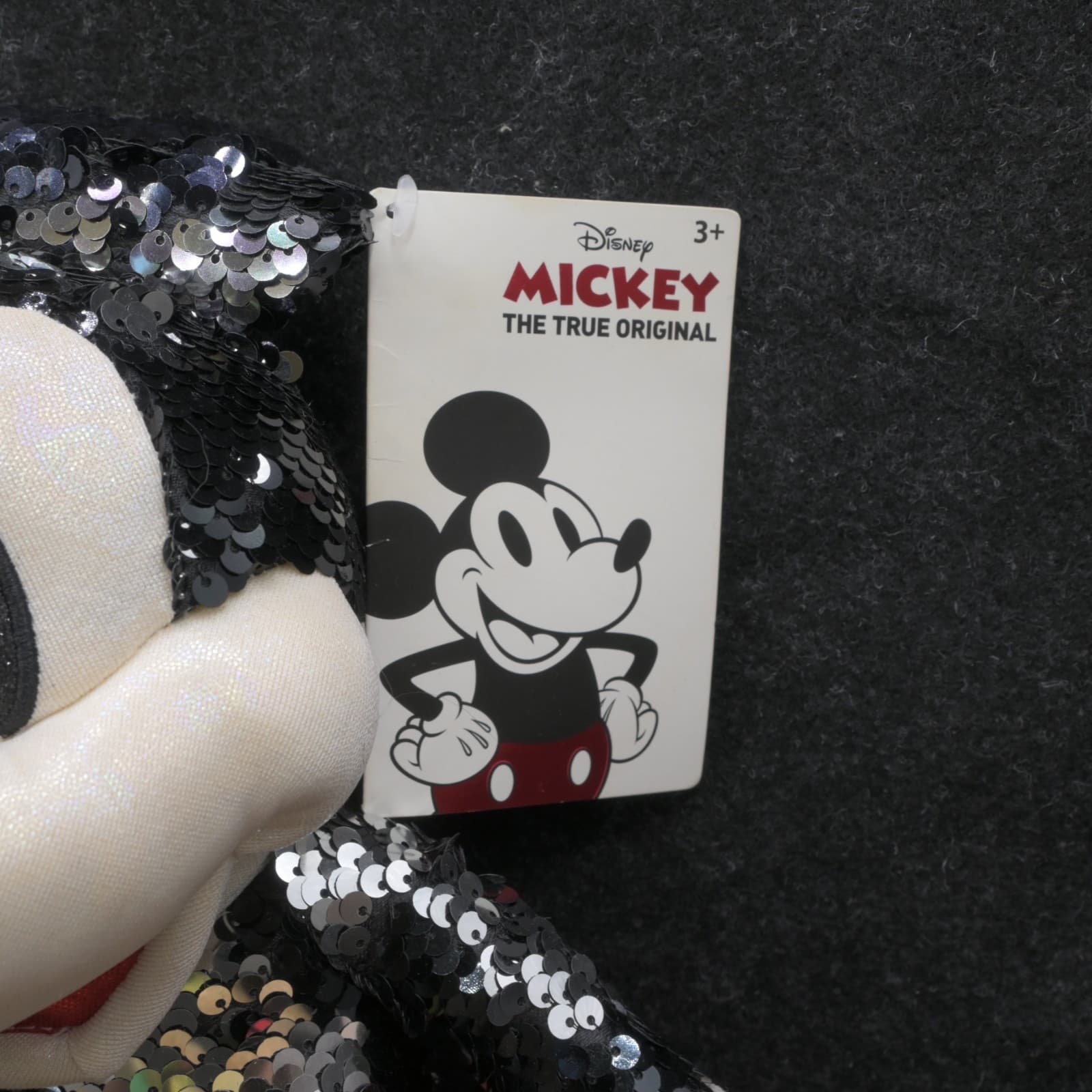 Mickey Mouse Reversible Sequin Plush – Small – 15'' – Special Edition. BRAND NEW - Thumbnail 3