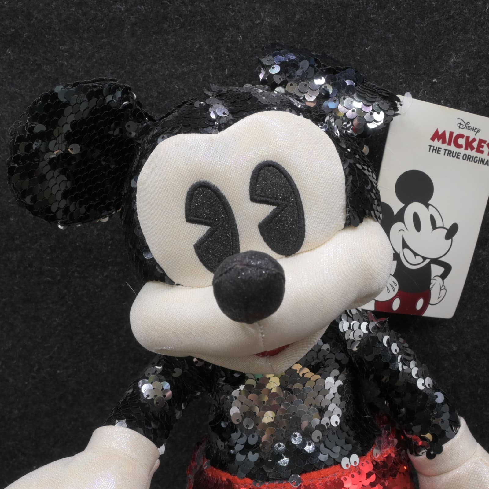 Mickey Mouse Reversible Sequin Plush – Small – 15'' – Special Edition. BRAND NEW - Thumbnail 2