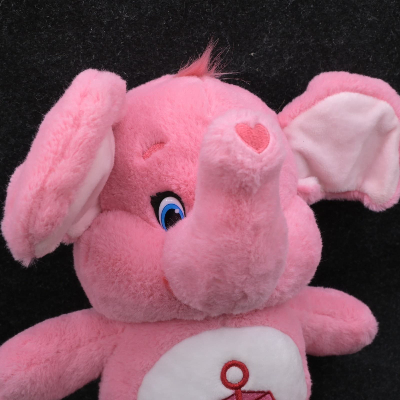 Care Bear Cousins Lotsa Heart Elephant Plush 2016 14" Soft Cuddles - Thumbnail 3