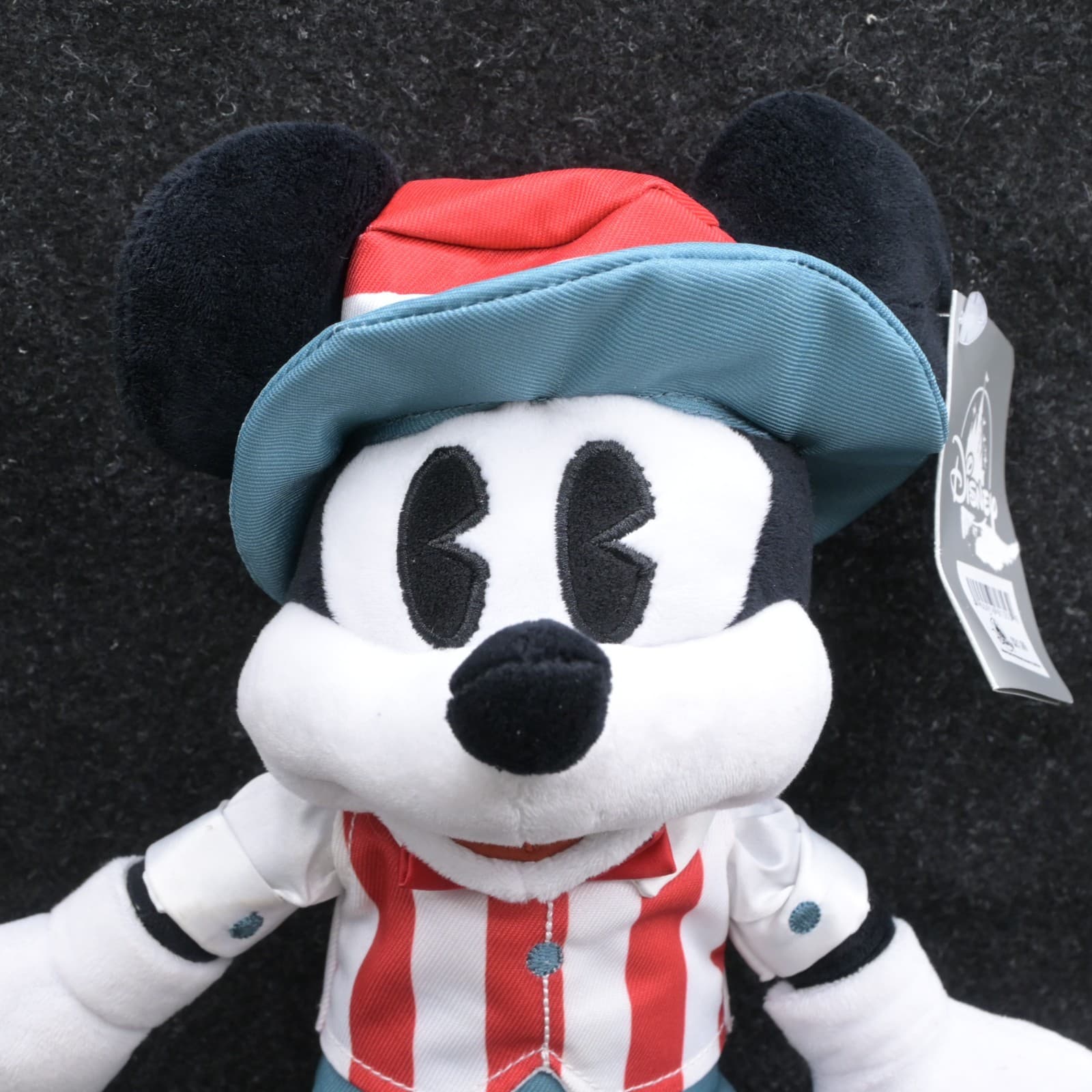 NEW Disney Store Mickey Mouse American Plush USA Patriotic Red White Blue - Thumbnail 2