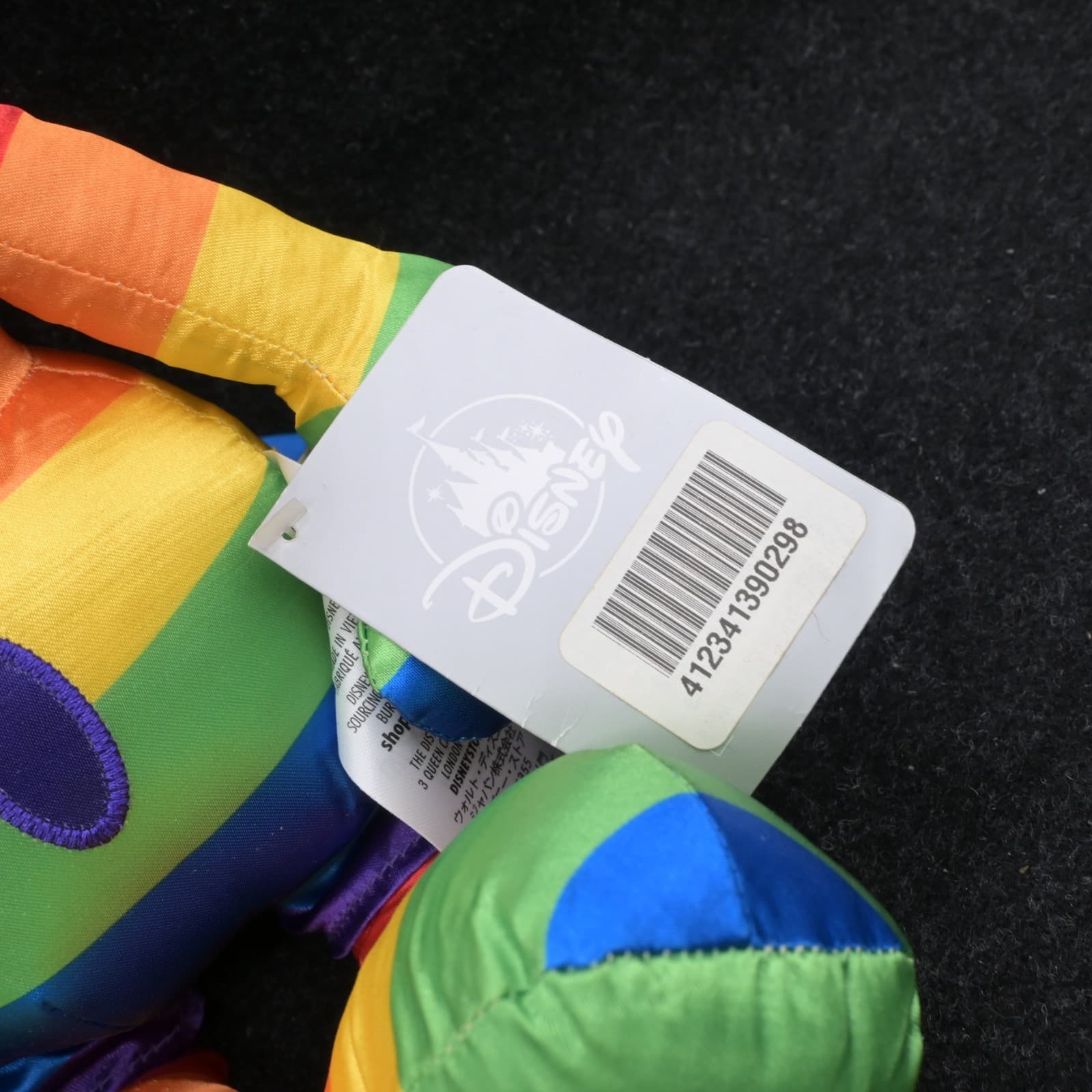 15.5 " Disney Parks Rainbow Gay Pride Mickey Mouse Plush NWT LGBTQ - Thumbnail 4