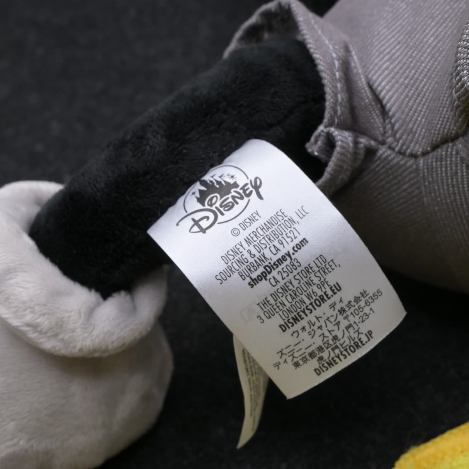 Disney Store Mickey Mouse Plush Steamboat Willie Black White Stuffed Animal Toy - Thumbnail 8
