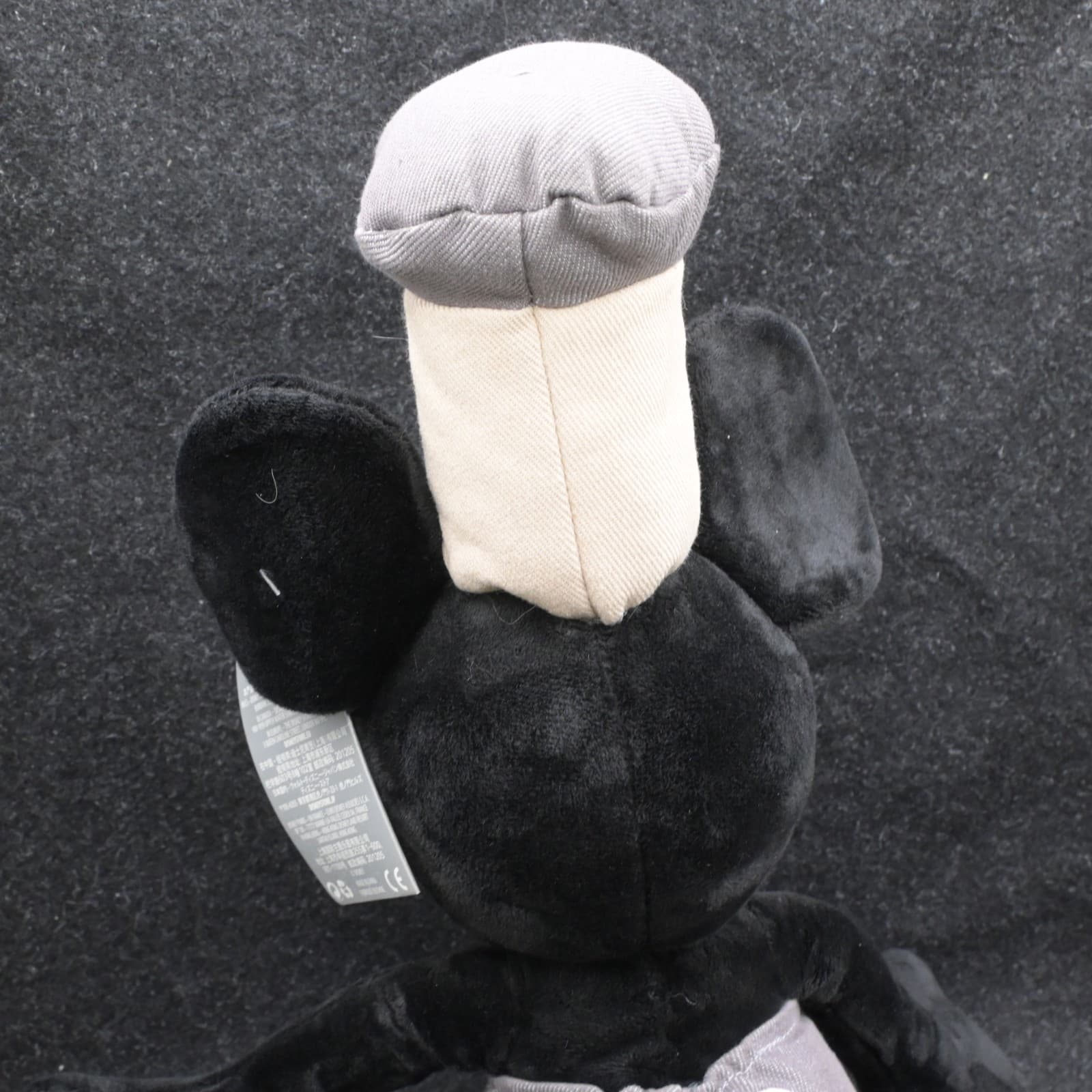 Disney Store Mickey Mouse Plush Steamboat Willie Black White Stuffed Animal Toy - Thumbnail 7