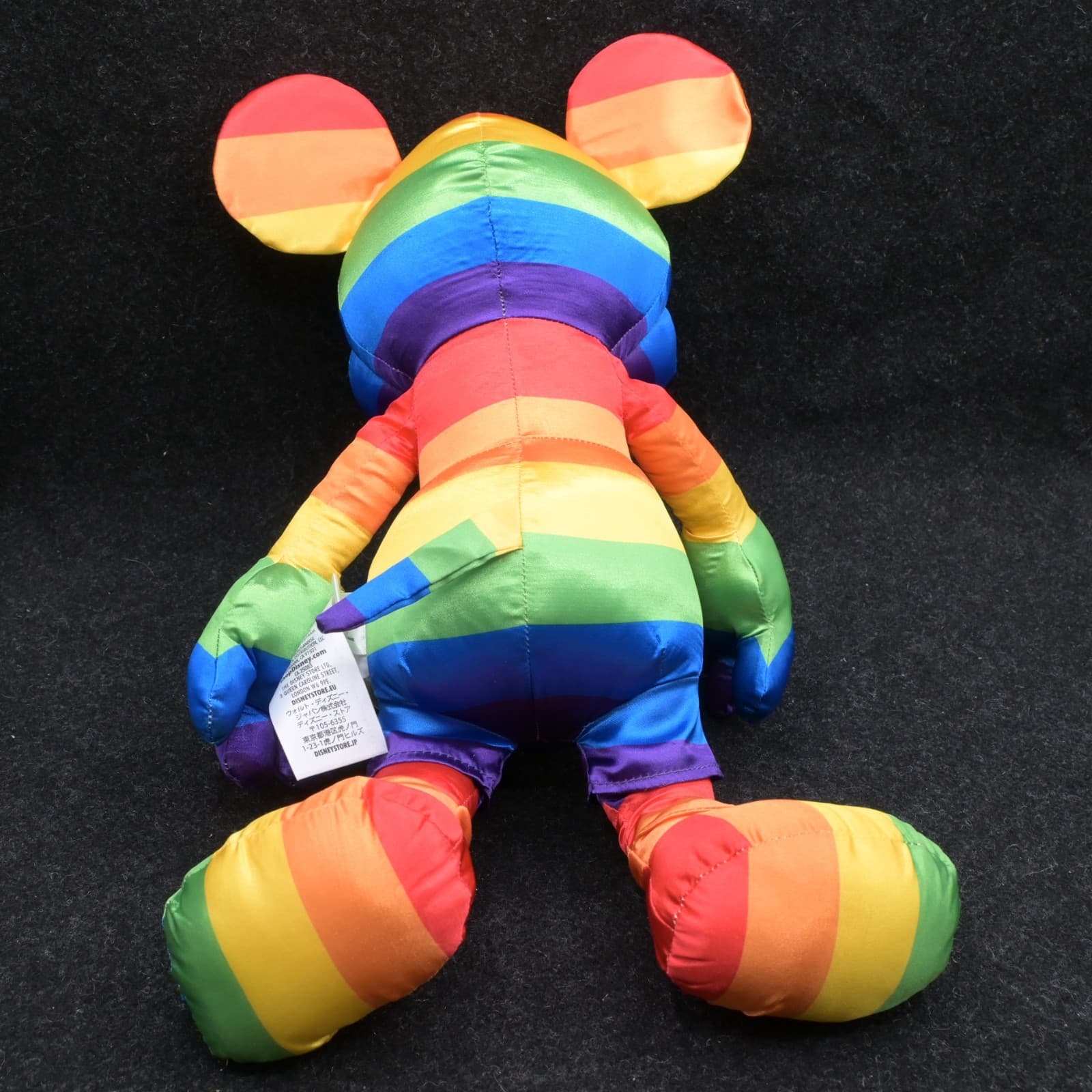 15.5 " Disney Parks Rainbow Gay Pride Mickey Mouse Plush NWT LGBTQ - Thumbnail 5