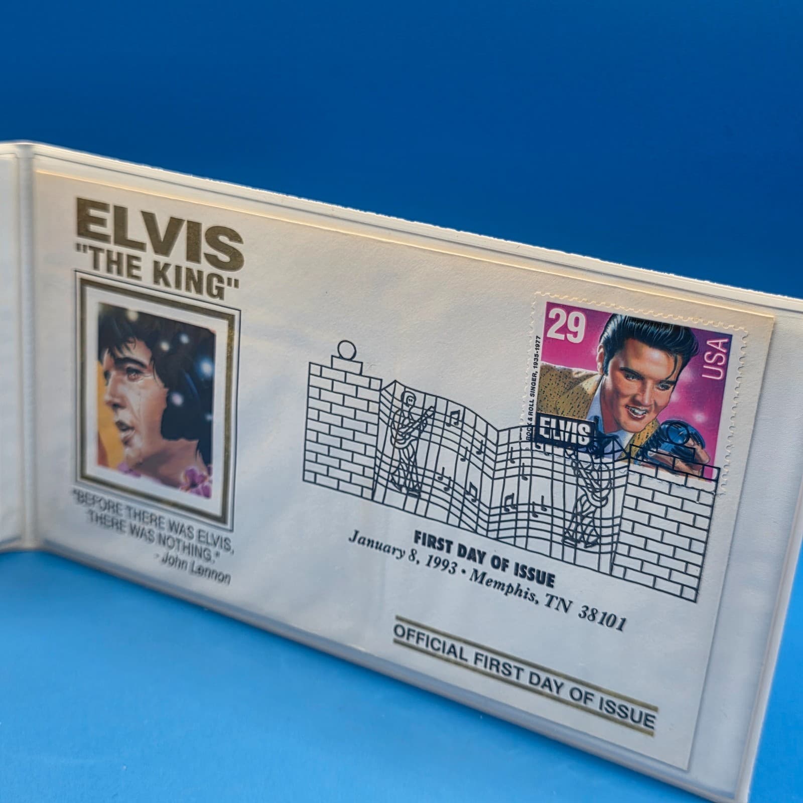 Multicolor Elvis Presley First Day Covers Collection Stamp Music Memorabilia Set - Thumbnail 4