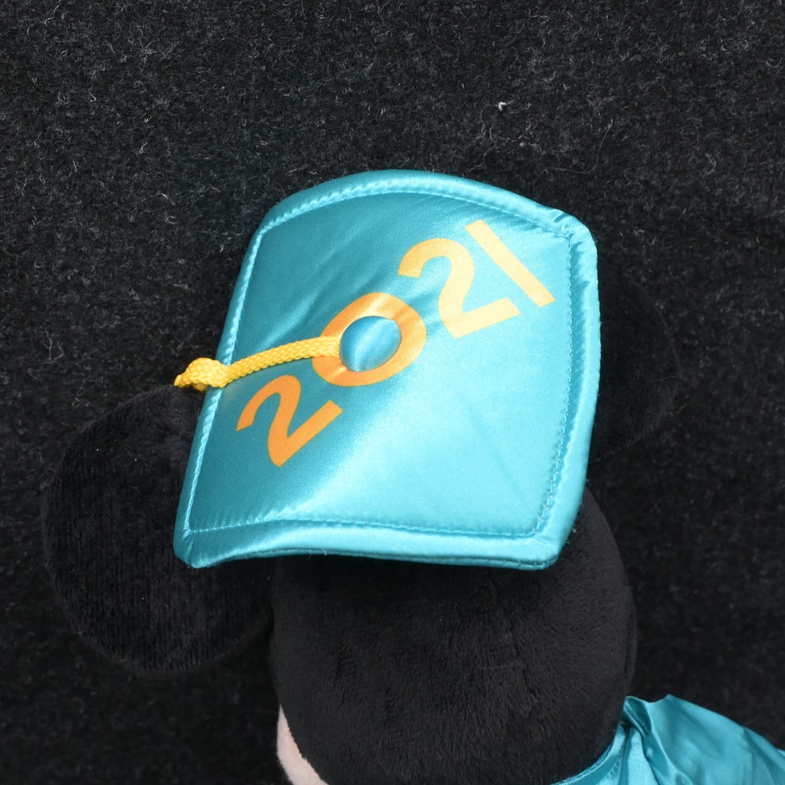 Disney Parks Mickey Mouse Class of 2021 Graduation Plush Teal Cap Gown - Thumbnail 8