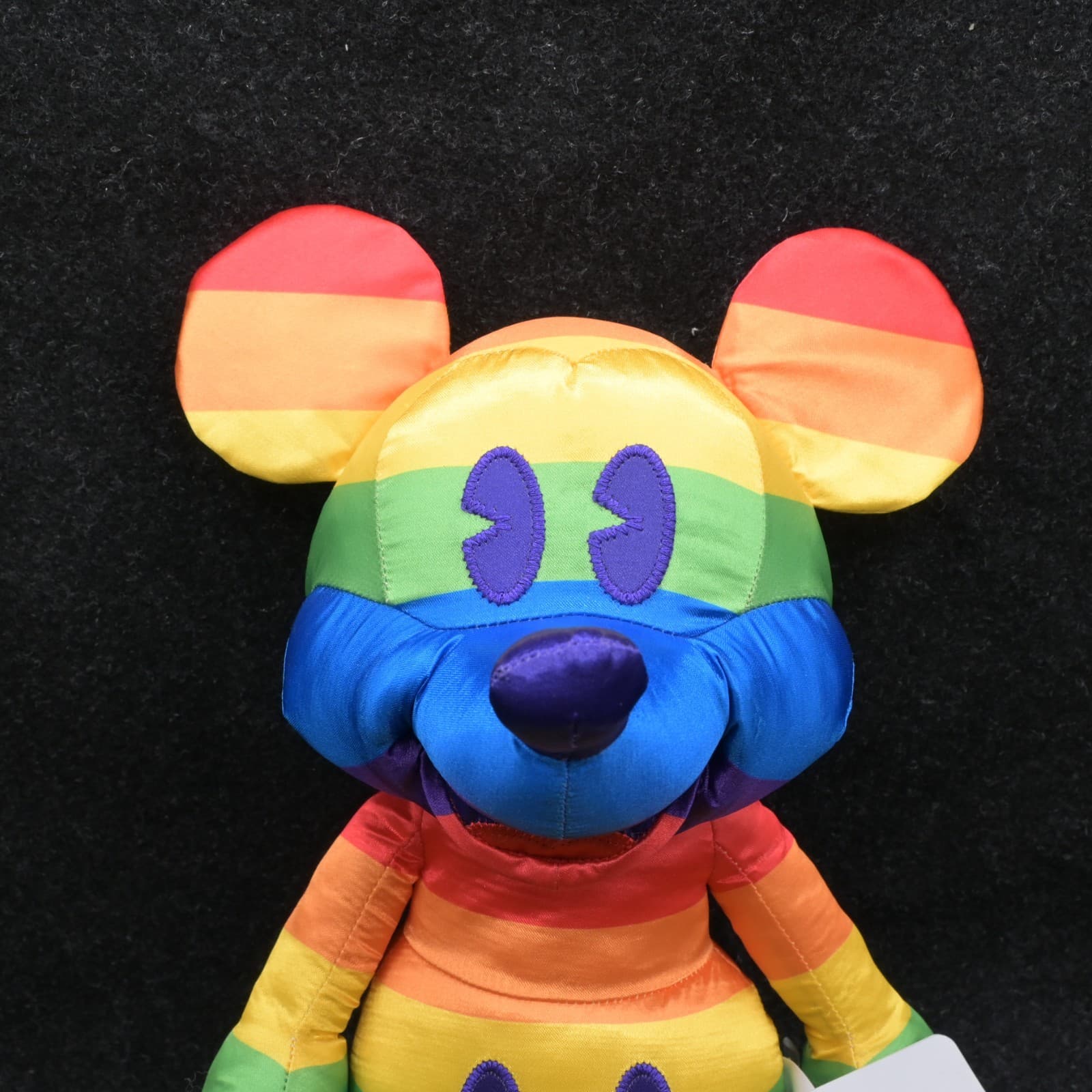 15.5 " Disney Parks Rainbow Gay Pride Mickey Mouse Plush NWT LGBTQ - Thumbnail 2