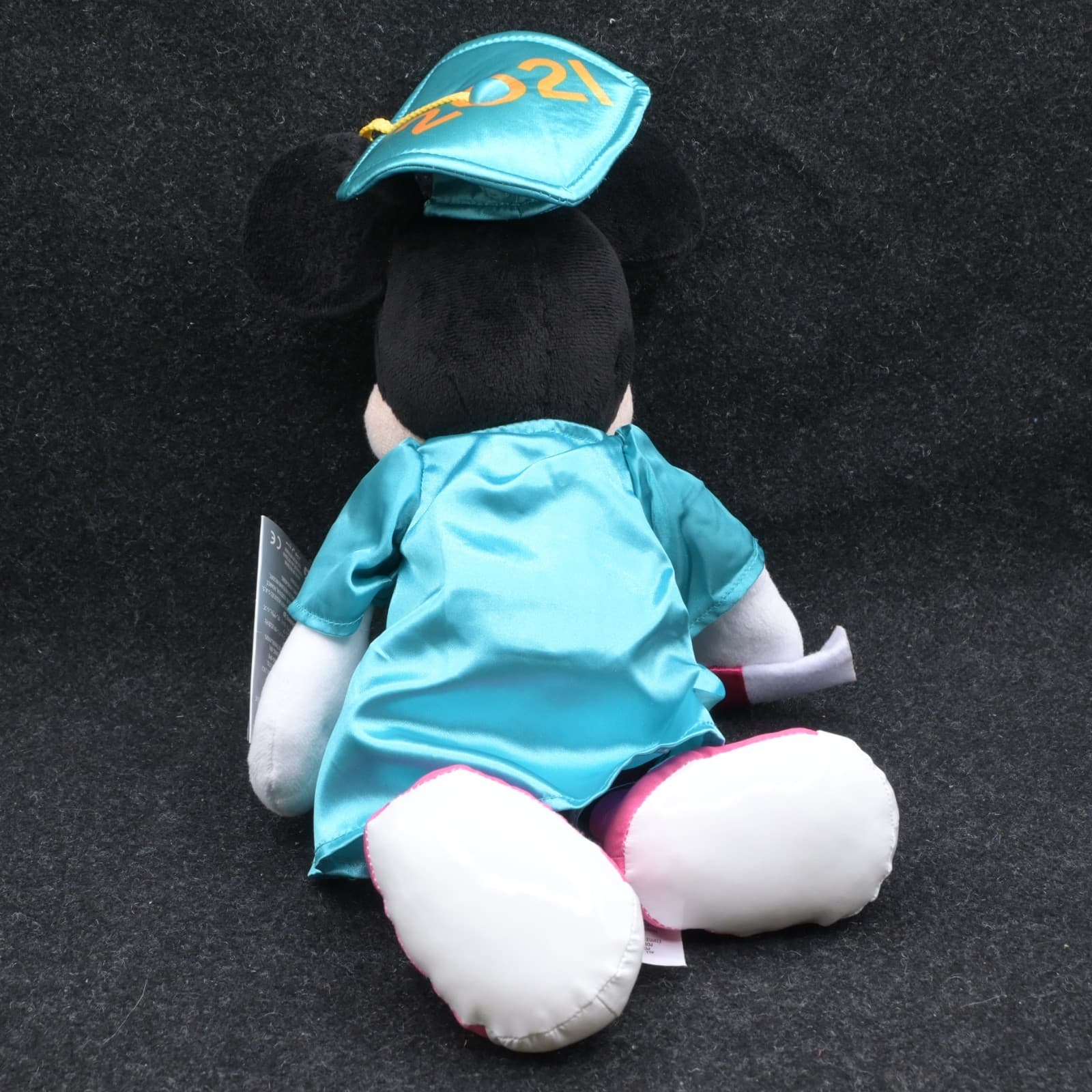 Disney Parks Mickey Mouse Class of 2021 Graduation Plush Teal Cap Gown - Thumbnail 6