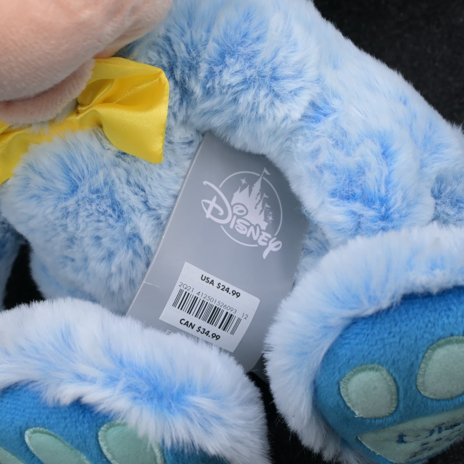 2021 Disney 18" Plush - MICKEY MOUSE EASTER BUNNY Blue - Thumbnail 4