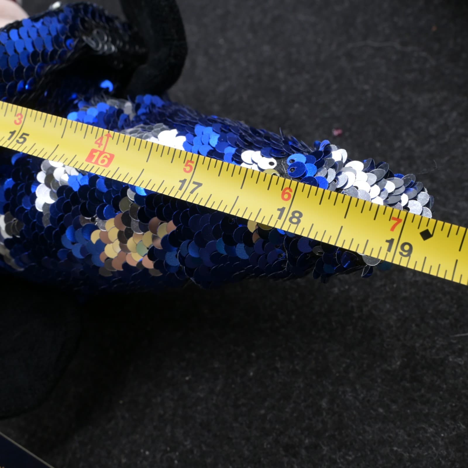Disney Mickey Mouse Fantasia 80 Years Sorcerer Sequined Plush New 18” - Thumbnail 11