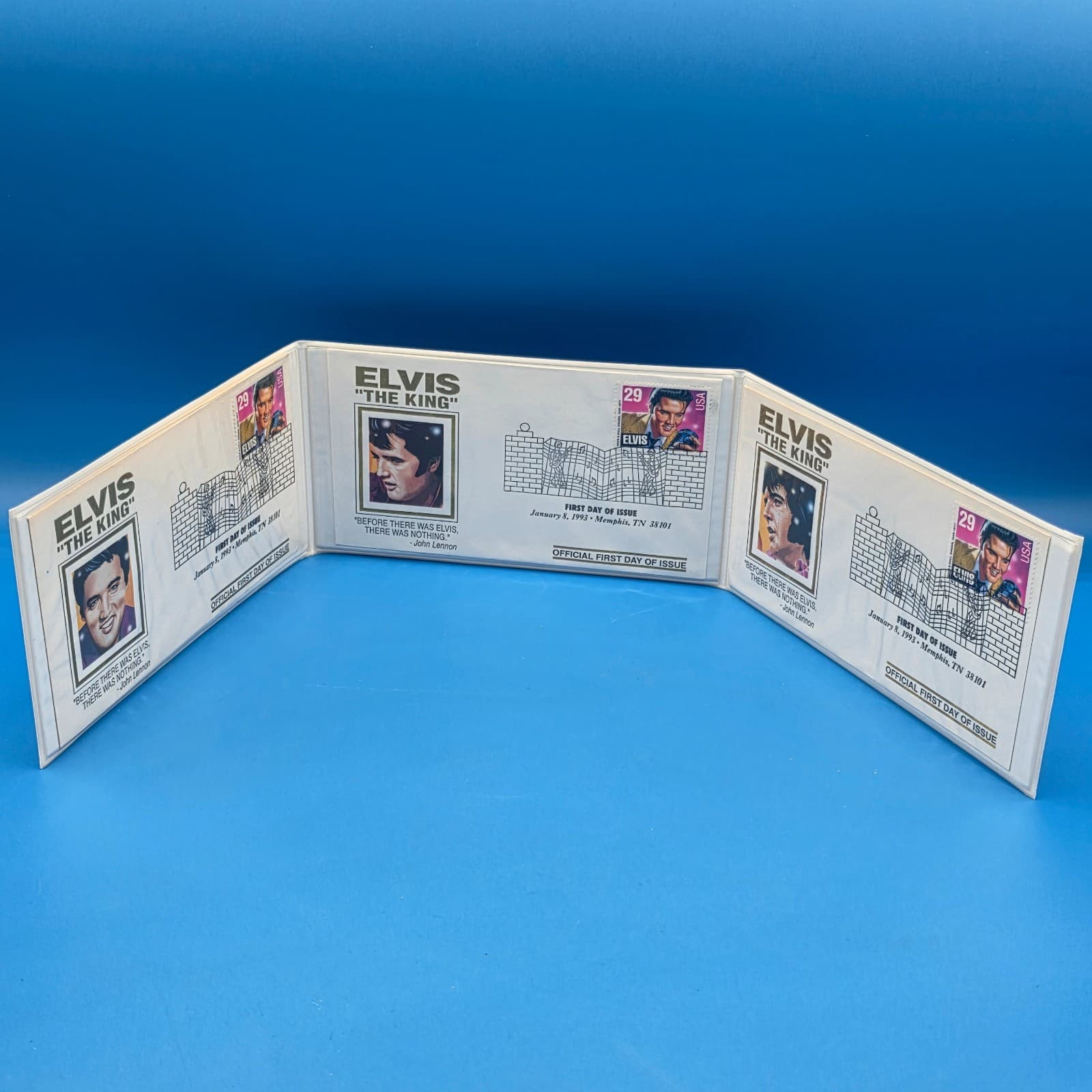 Multicolor Elvis Presley First Day Covers Collection Stamp Music Memorabilia Set - Thumbnail 7