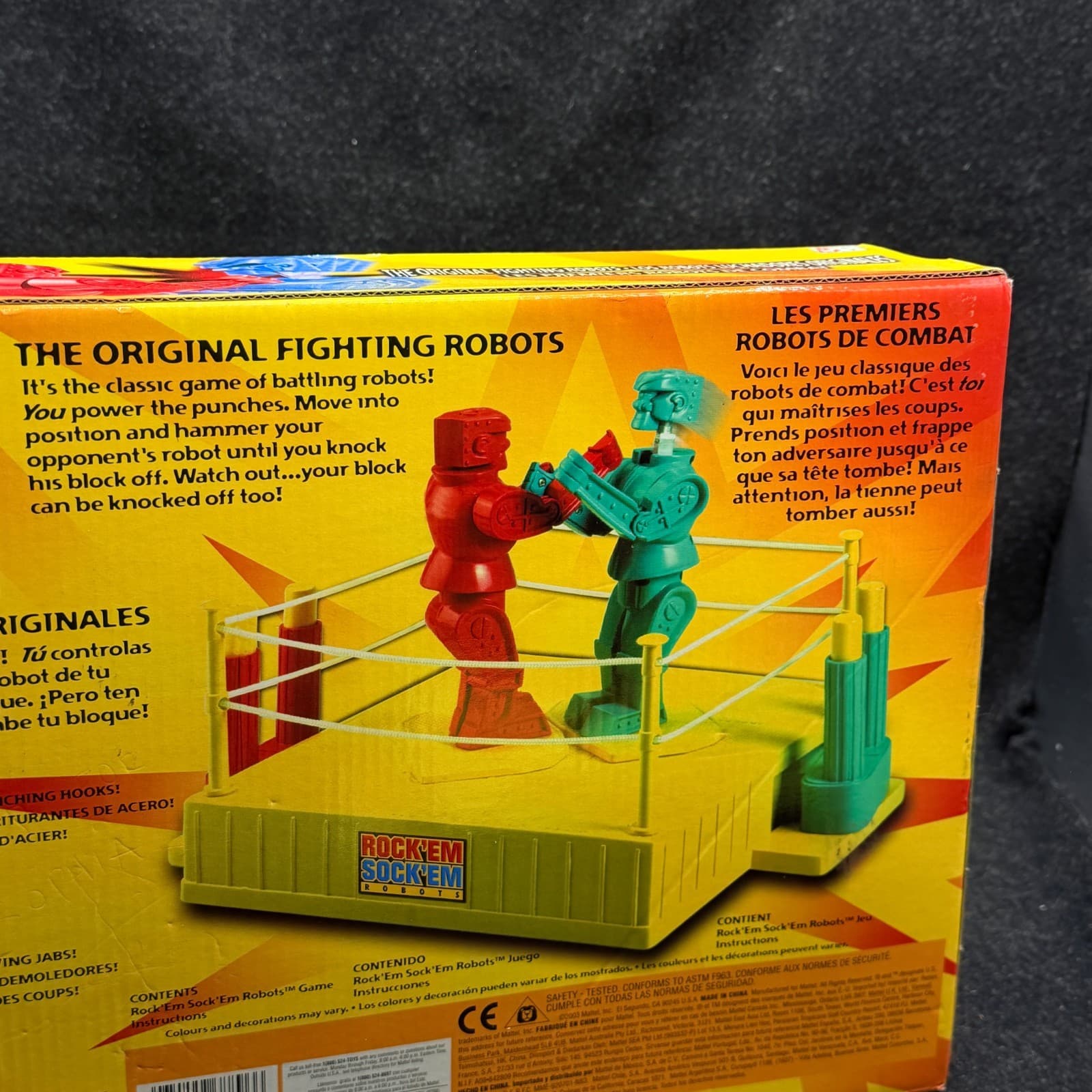 Rock”em Sock”em Robots the original fighters 2003 NIB Sealed - Thumbnail 7