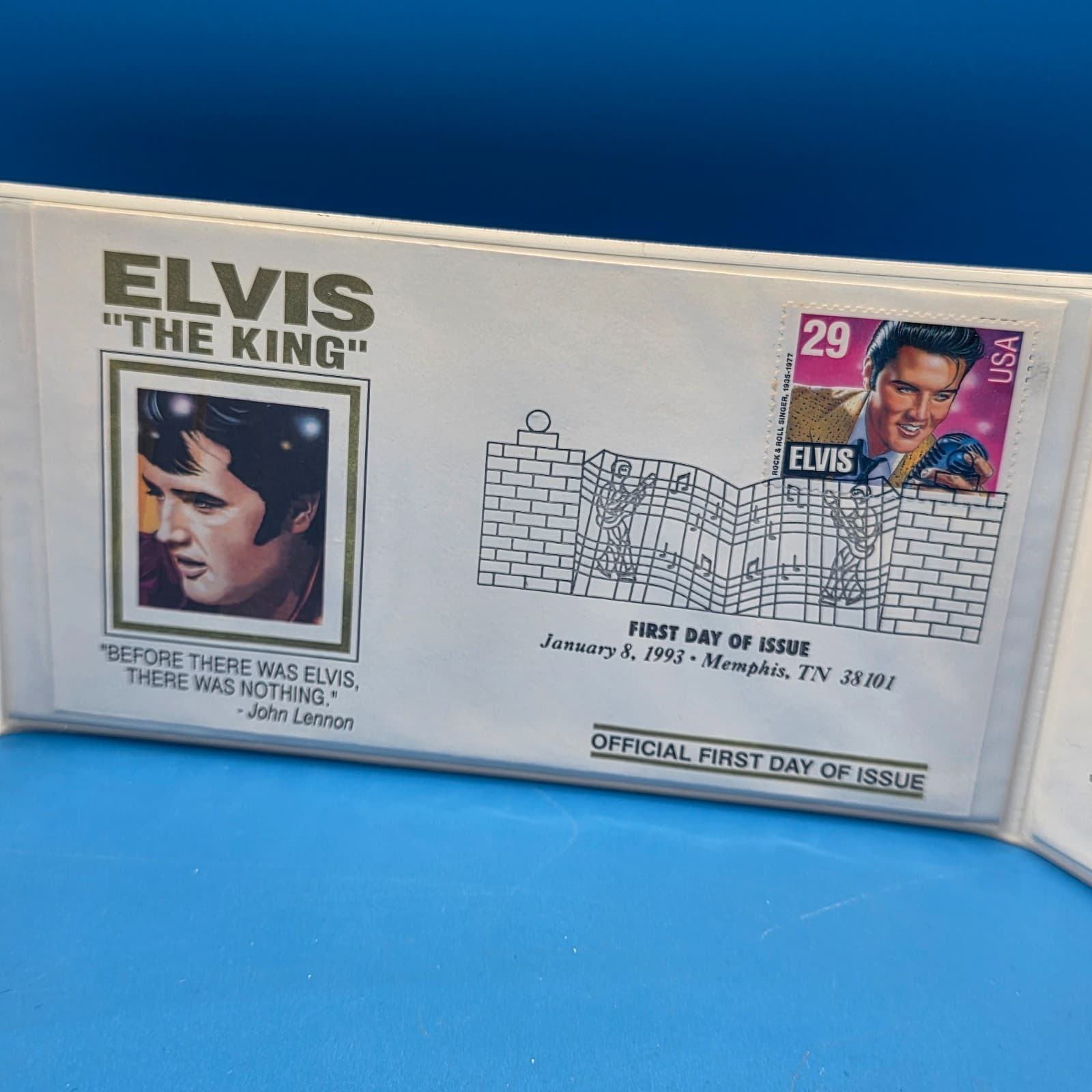 Multicolor Elvis Presley First Day Covers Collection Stamp Music Memorabilia Set - Thumbnail 8