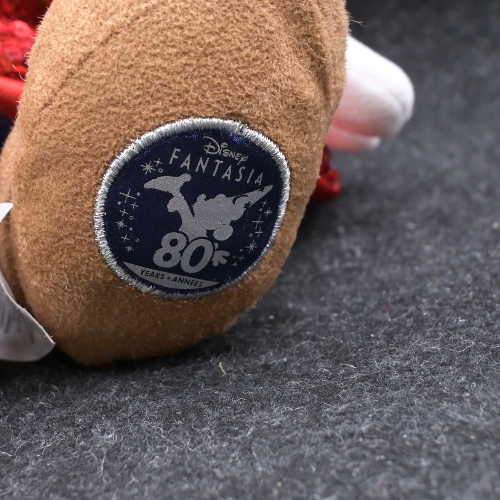 Disney Mickey Mouse Fantasia 80 Years Sorcerer Sequined Plush New 18” - Thumbnail 3