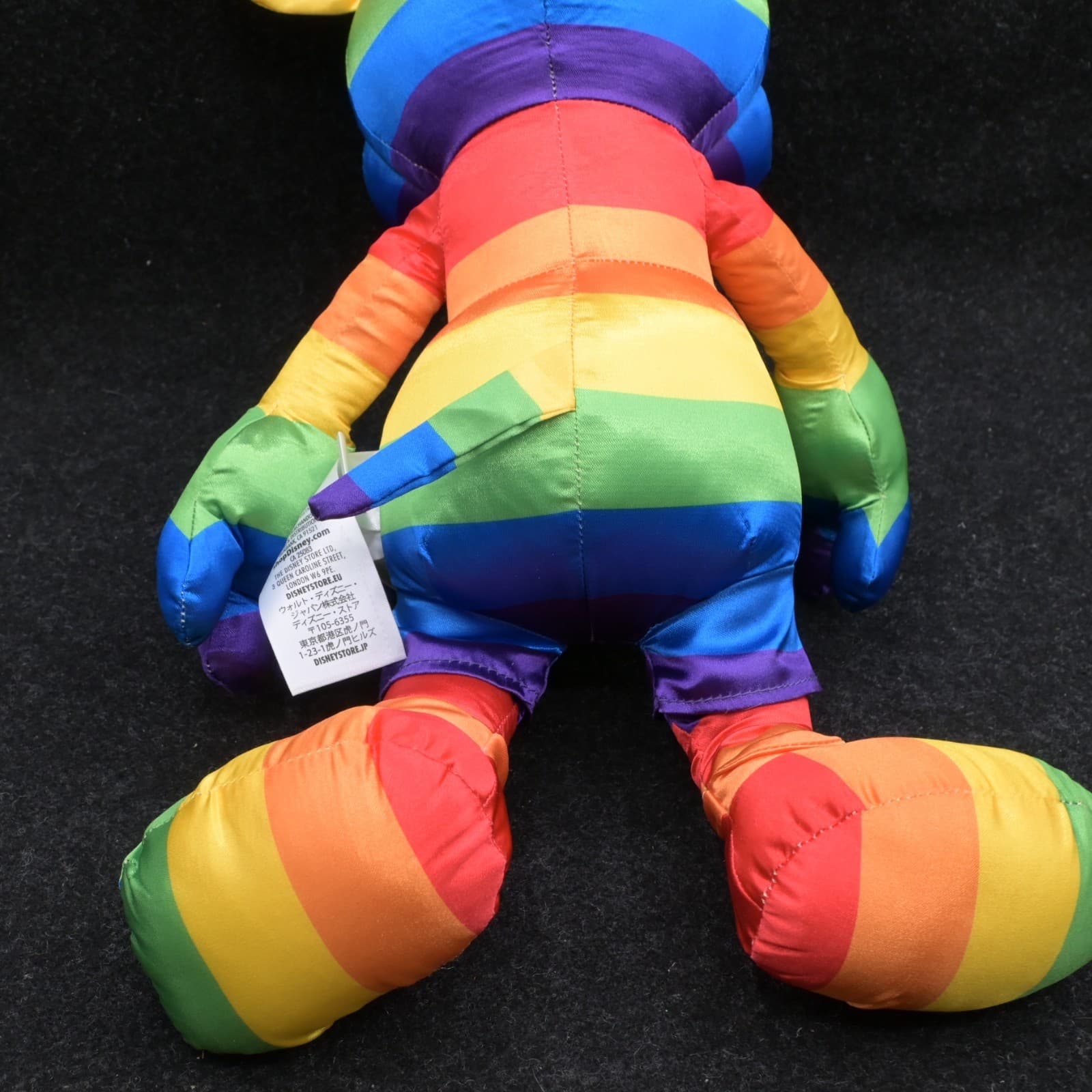 15.5 " Disney Parks Rainbow Gay Pride Mickey Mouse Plush NWT LGBTQ - Thumbnail 7