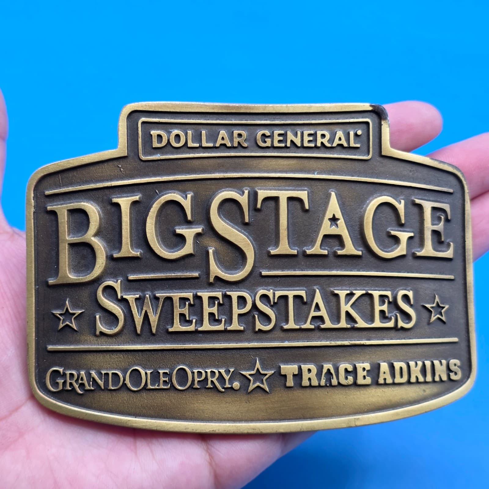 Montana Silver Smiths Dollar General Big Stage Sweepstakes 4.5" Belt Buckle - Thumbnail 7