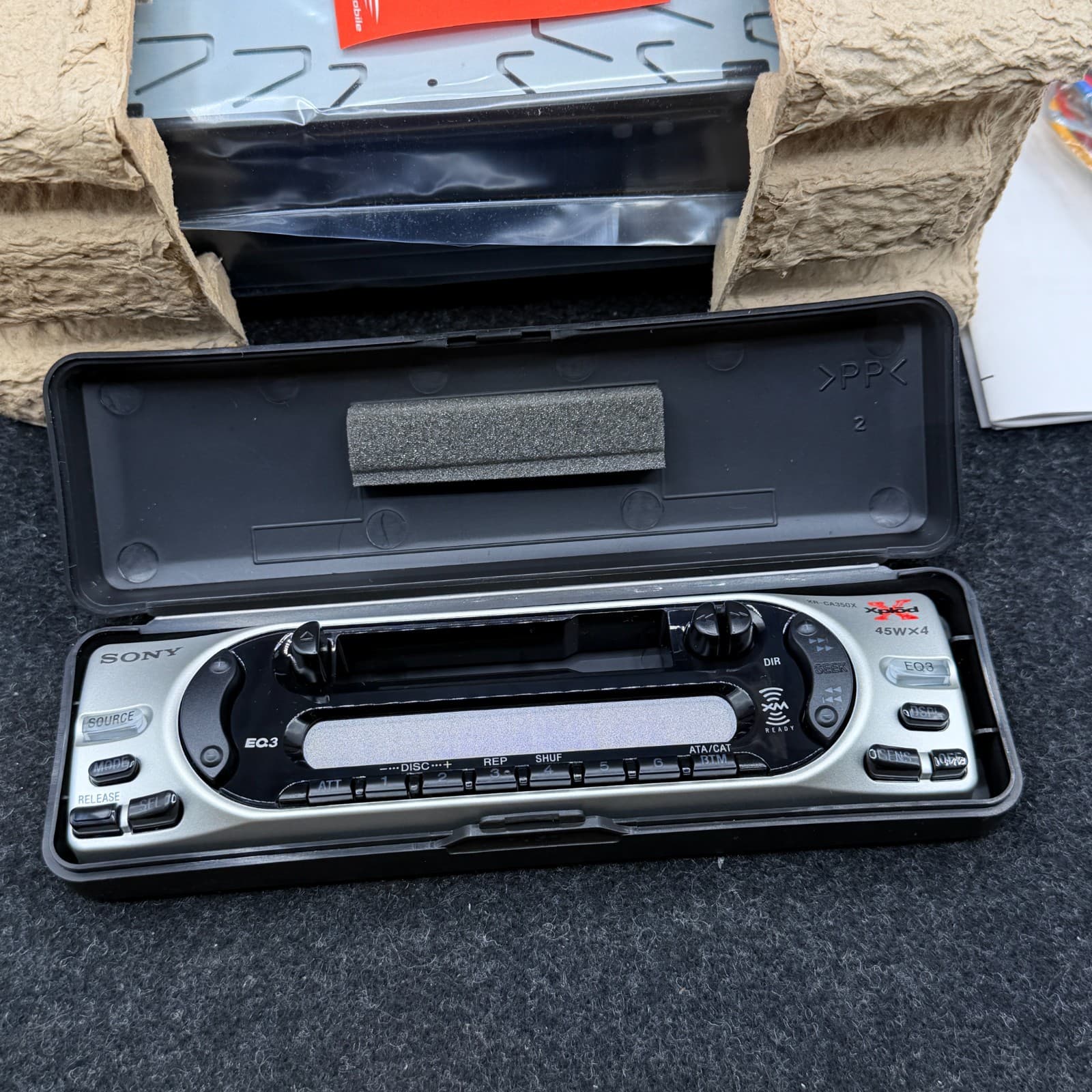 OPEN BOX Sony XR-CA350X Car Stereo Radio Cassette Player, 45Wx4 - Thumbnail 2