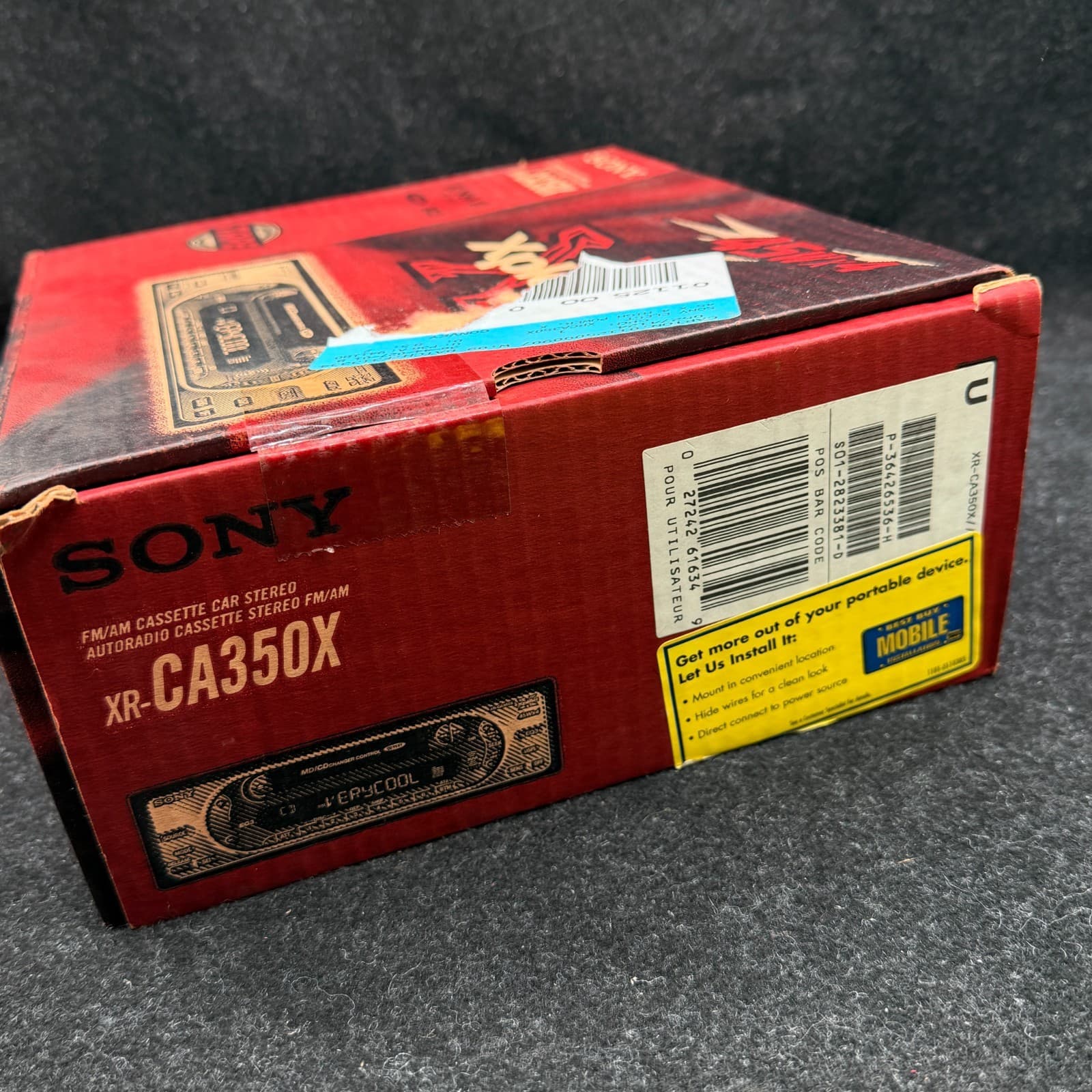 OPEN BOX Sony XR-CA350X Car Stereo Radio Cassette Player, 45Wx4 - Thumbnail 8