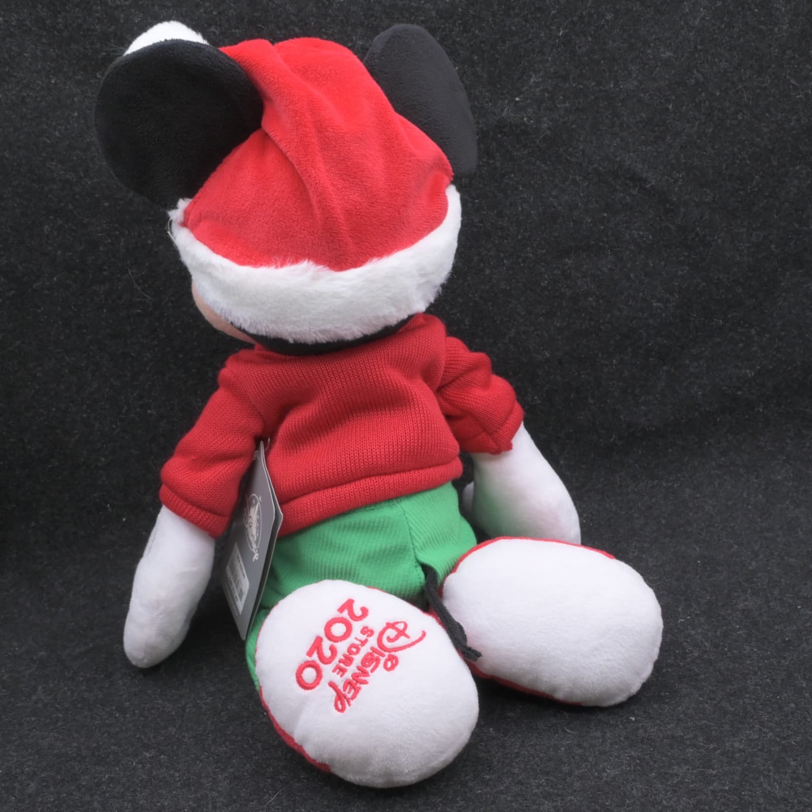 Disney Store NWT 17" Mickey Mouse Plush Christmas 2020 Gingerbread Sweater - Thumbnail 7