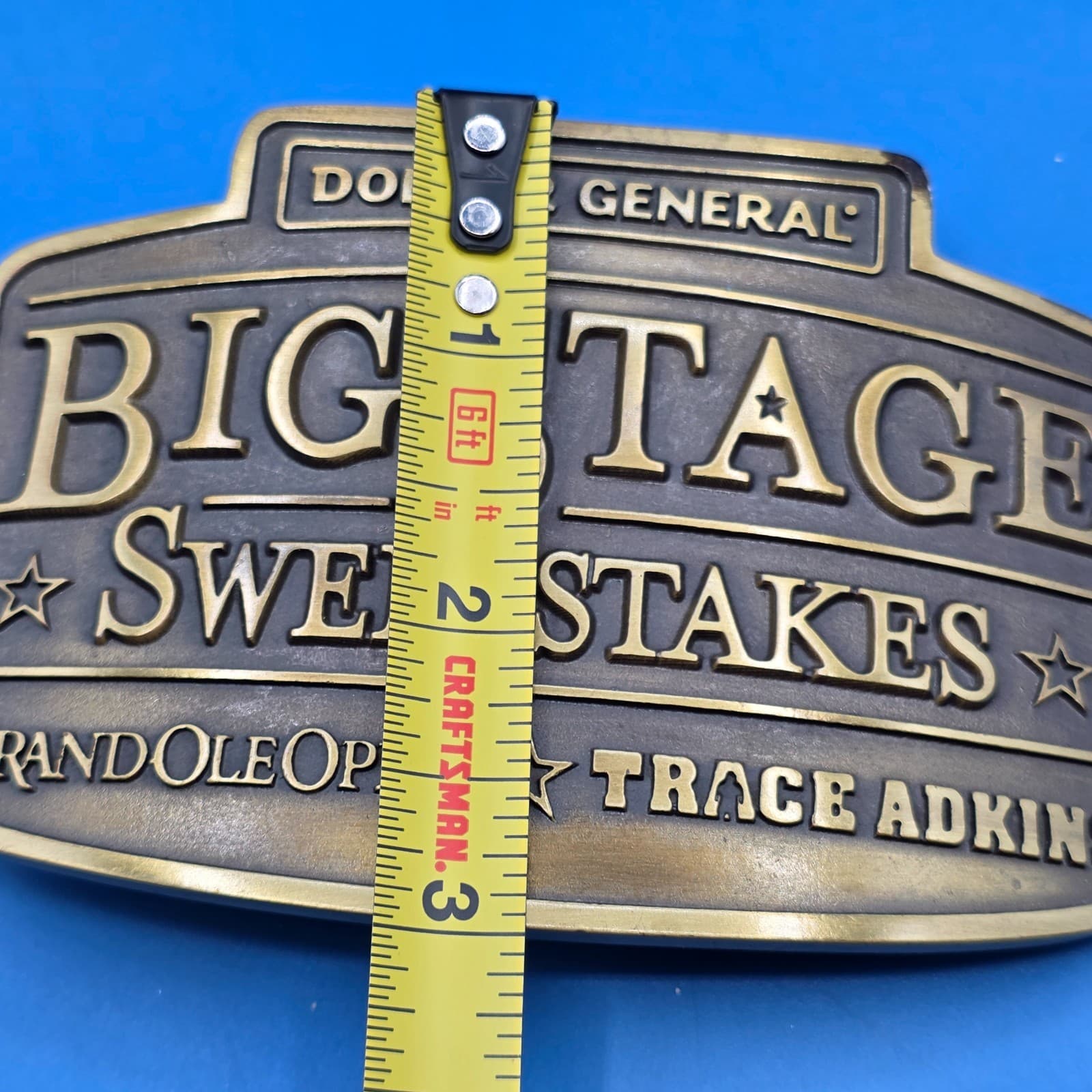 Montana Silver Smiths Dollar General Big Stage Sweepstakes 4.5" Belt Buckle - Thumbnail 3