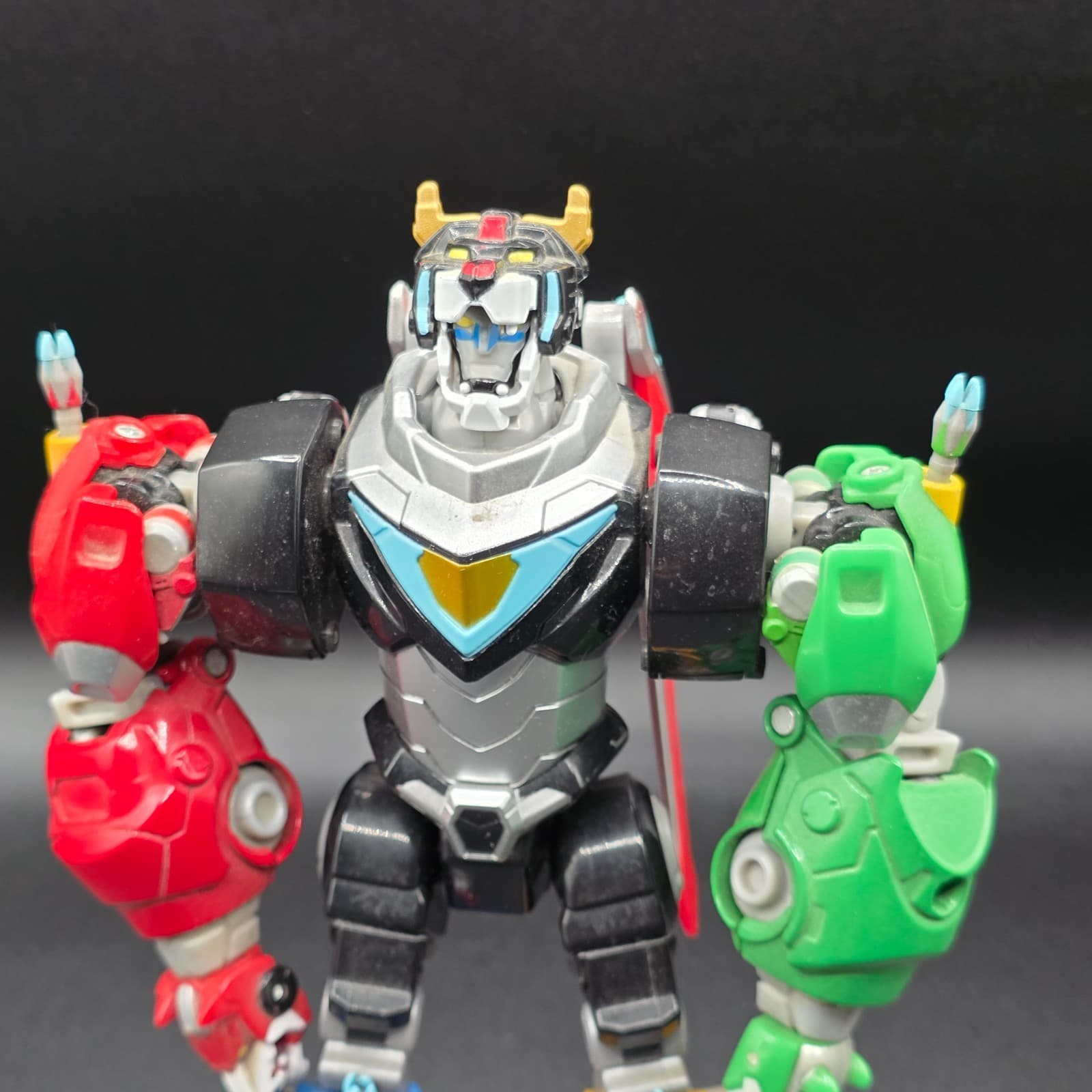 Playmates VOLTRON Legendary METAL Defender COMPLETE 8" DIE-CAST SET NO WEAPON - Thumbnail 7