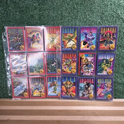 Vintage 1993 X-Men II Lot of Cards Comic Trading Card Set - Thumbnail 4