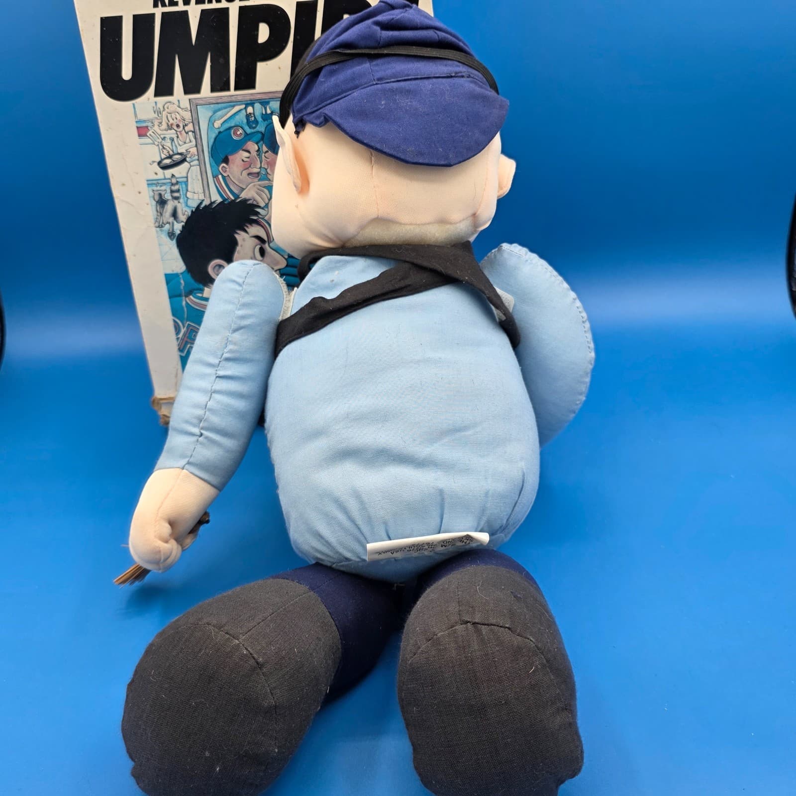 Vintage 1989 Revenge on the Umpire Tear-Apart Baseball Ump Stress Doll in Box - Thumbnail 3